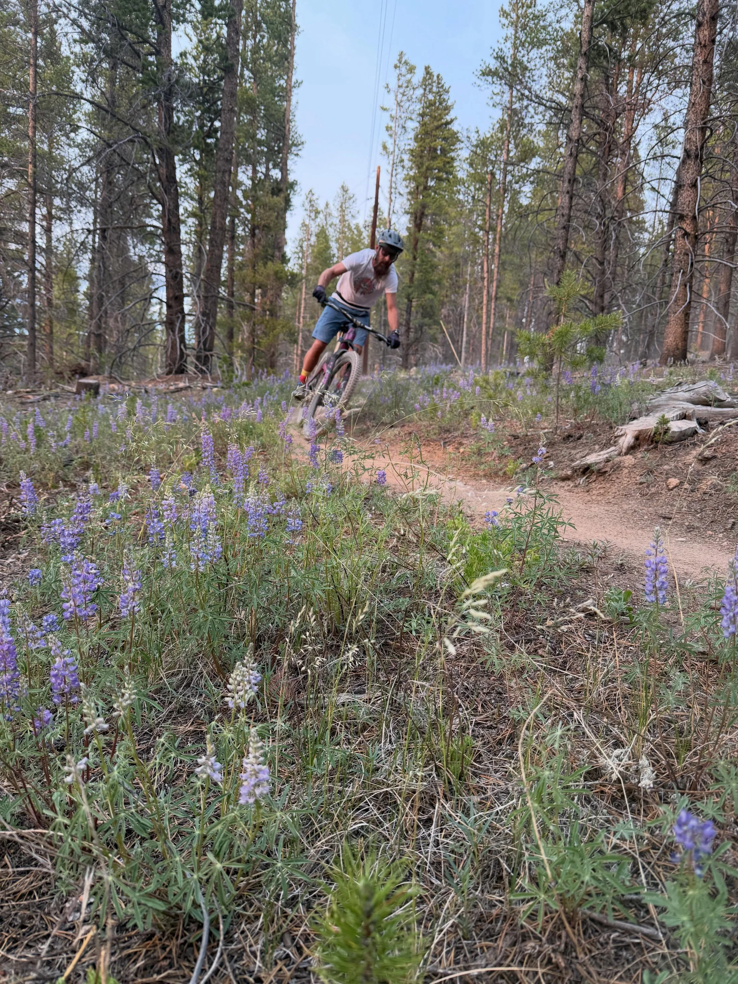 Flowers? Flowering. 🪻
Friends? Waiting. 👯
Mountains and lake? GLOWING. ⛰️
Excuses? None! 

Tuesday&rsquo;s group ride set the tone for some high-quality bike time. Ladies&mdash;you&rsquo;re up! Meet at Leadville Junction 6p to explore Turquoise Lak