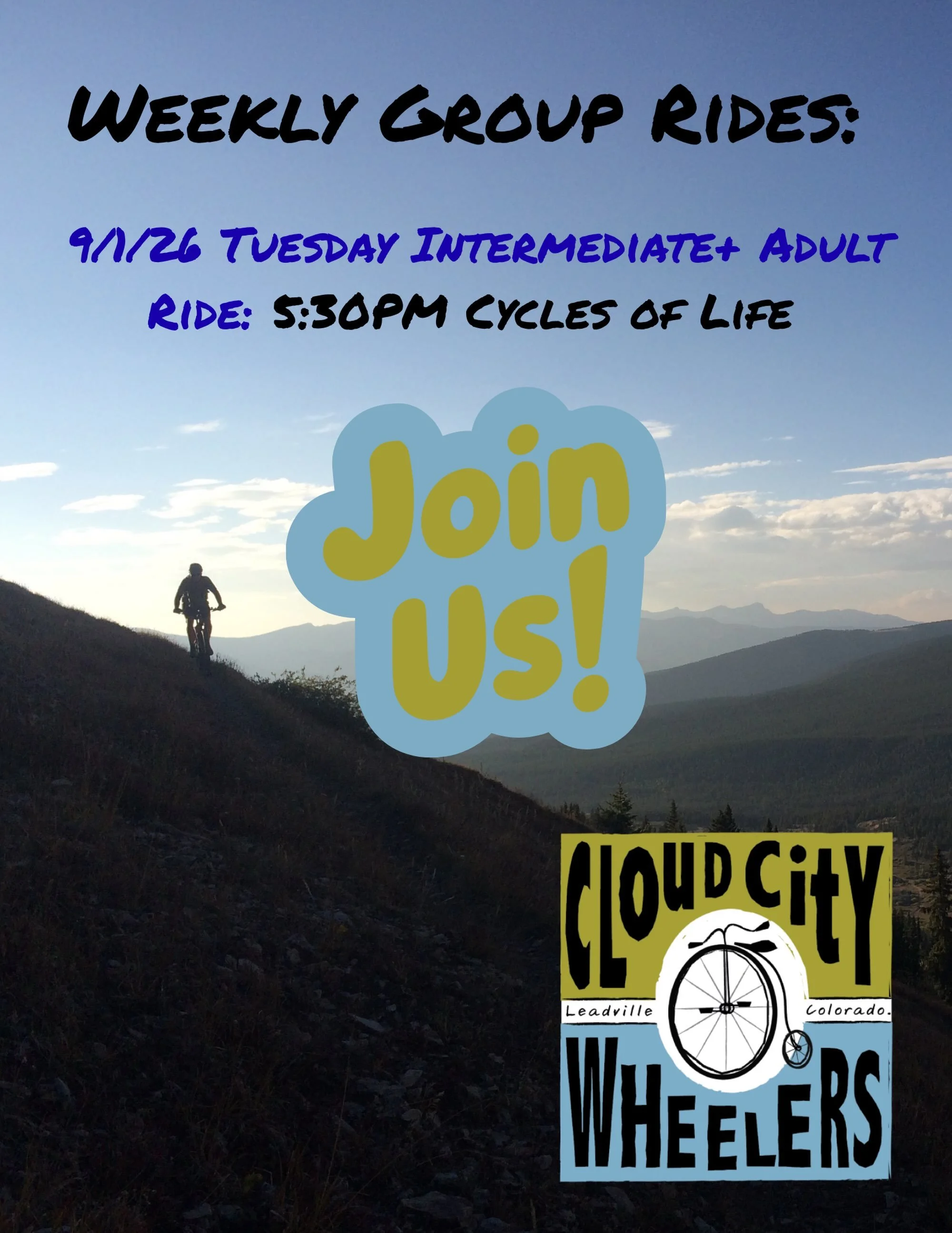 Stop scrolling for a sec! Three updates you gotta know from CCW! 

🚲 group rides are shifting into Fall mode and will now take place on Tuesdays only. Let us know in the comments what group ride offerings you want to see as we scheme up the &lsquo;2