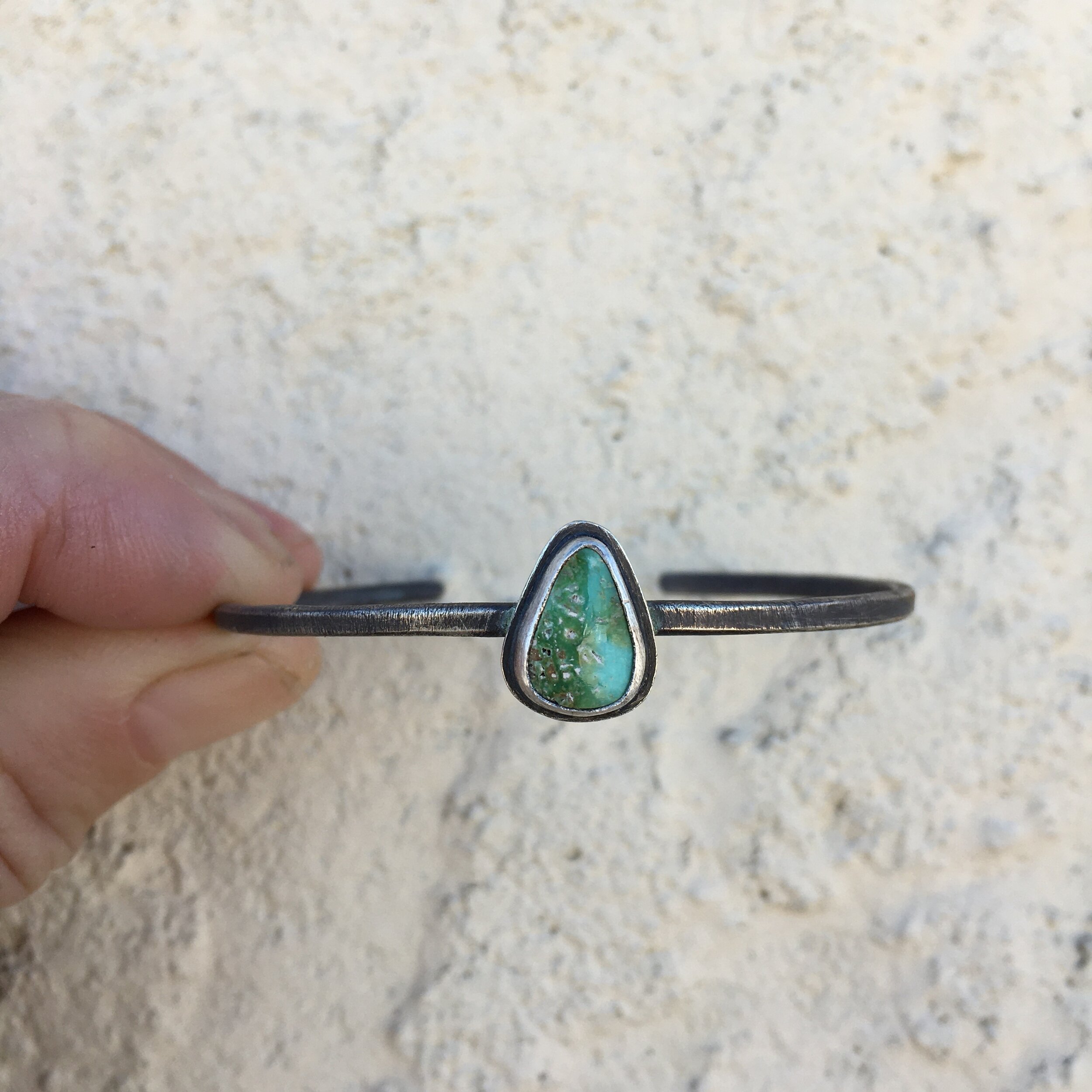 Skinny Cuff  # 2 - Sonoran Gold Turquoise