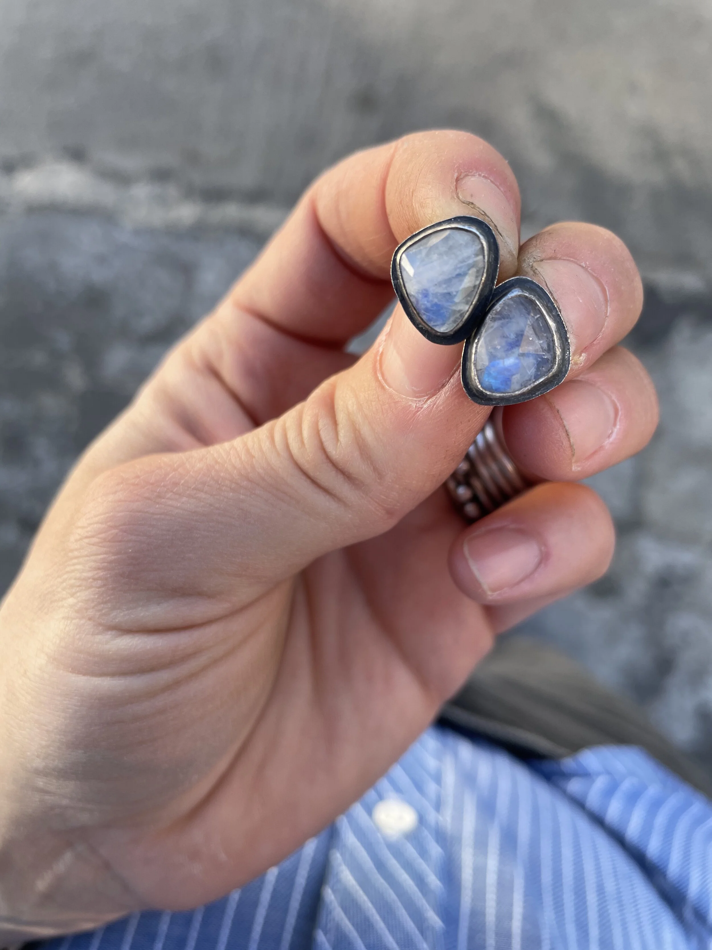 Rainbow Moonstone # 2 - Simple Posts