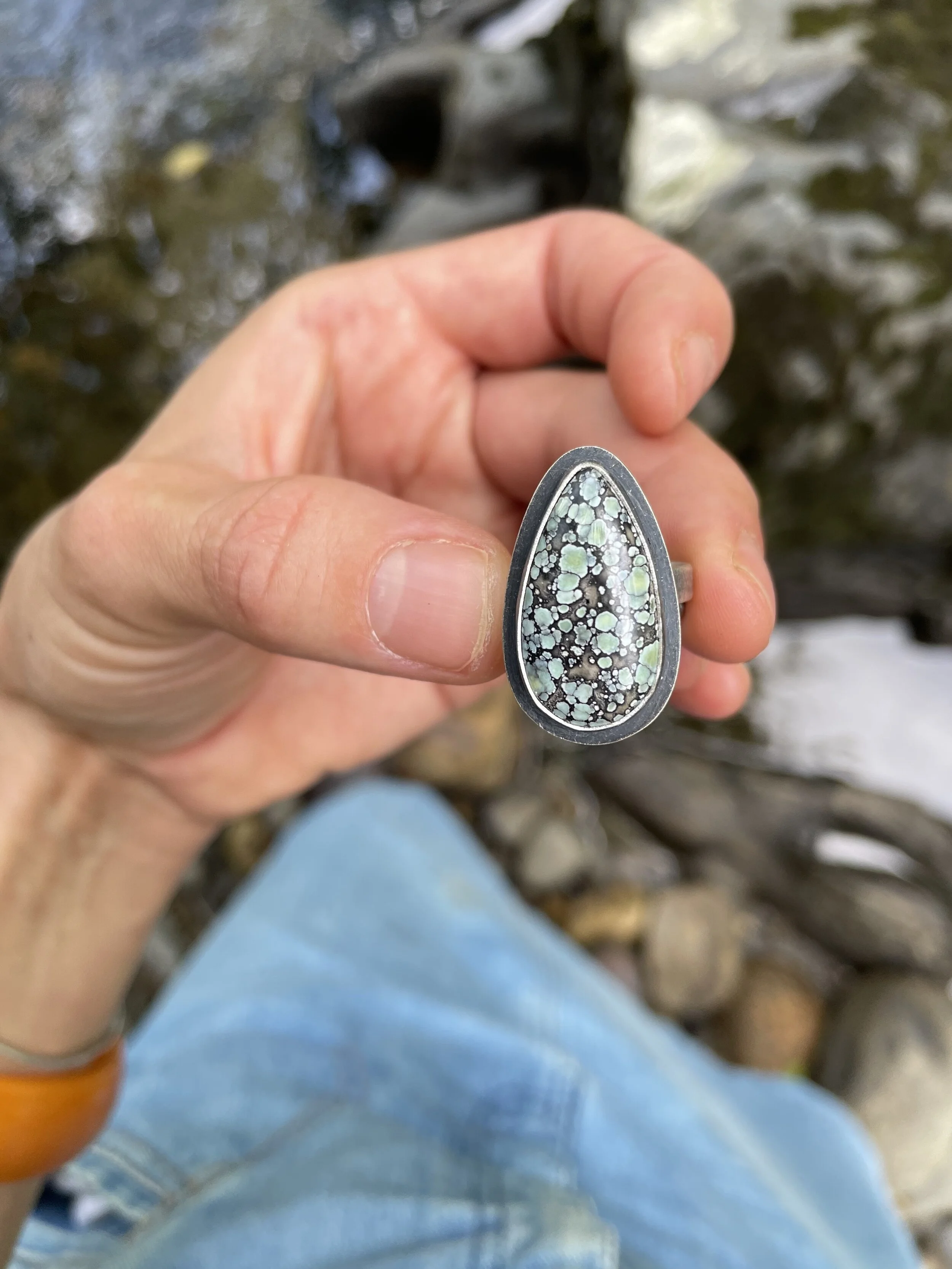 # 2 Star Fox Variscite Ring