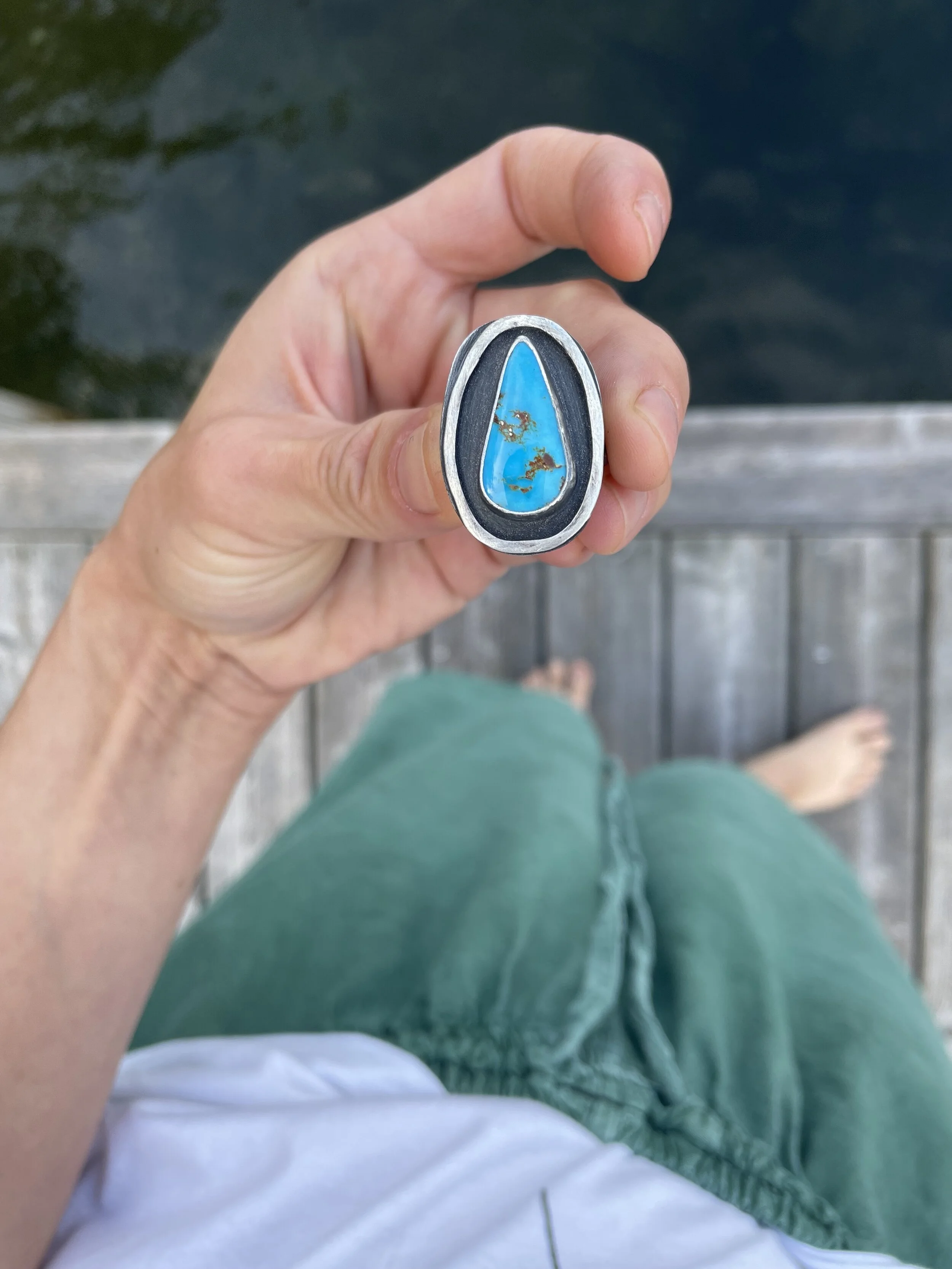 # 1 Sonoran Rose Turquoise Ring