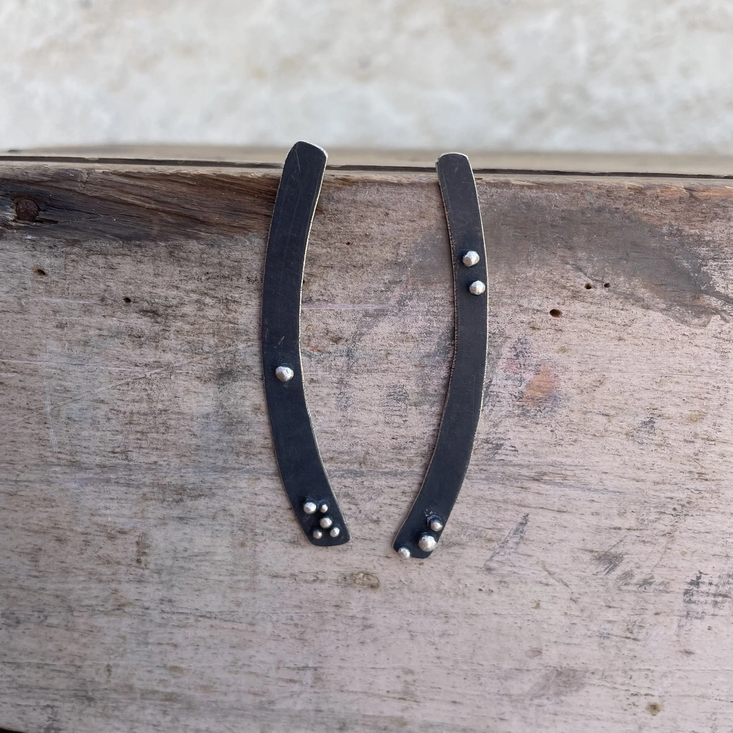 Curved Oxidized Posts