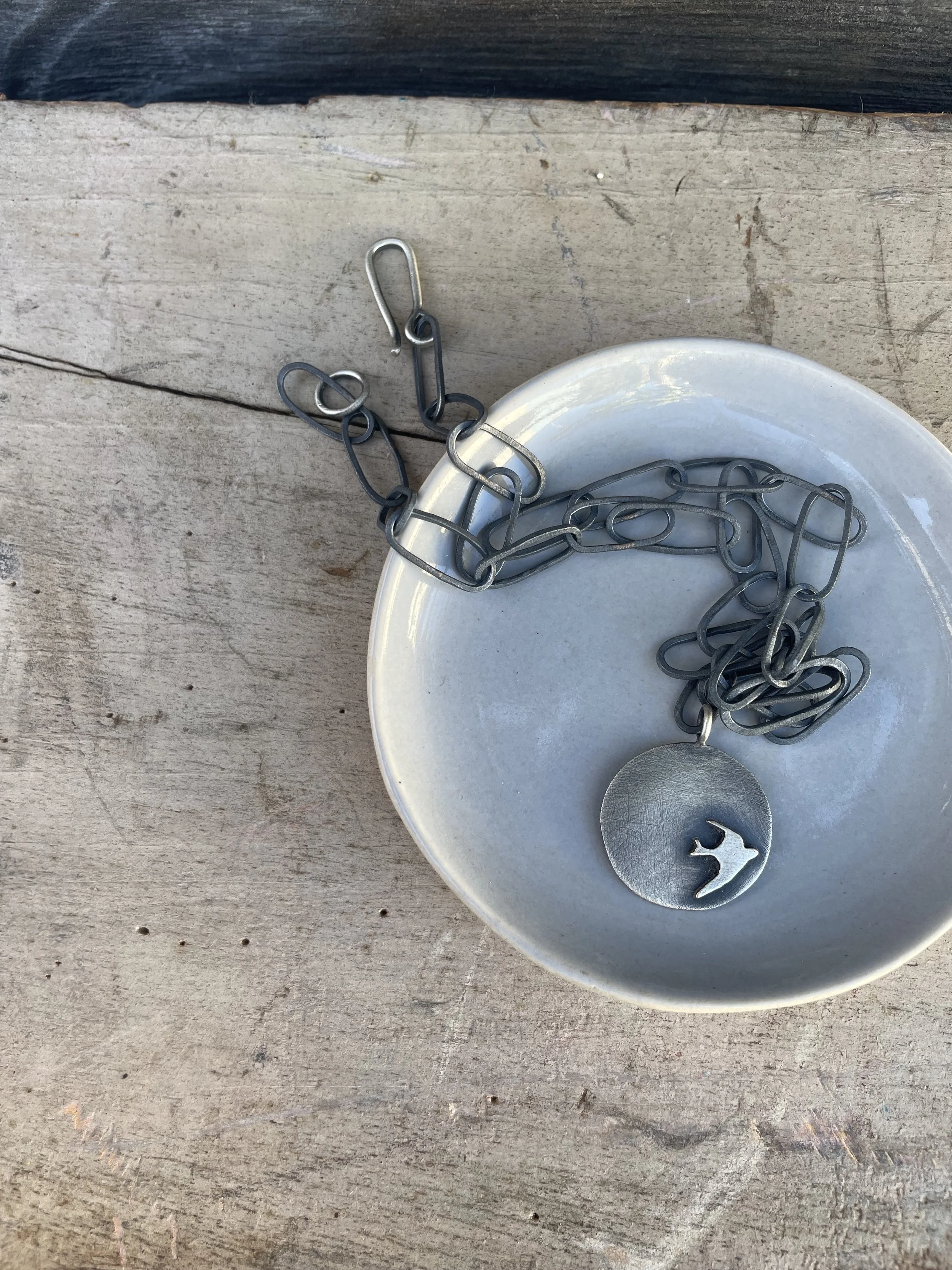 HOLD FOR ELLEN - Across the Great Sky Chain Link Necklace