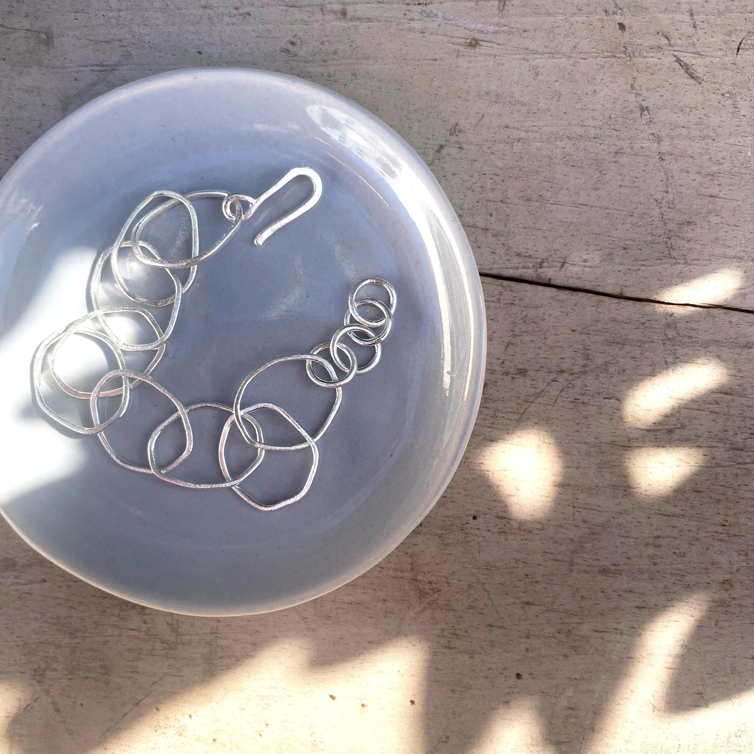Geometric Chain Link Bracelet