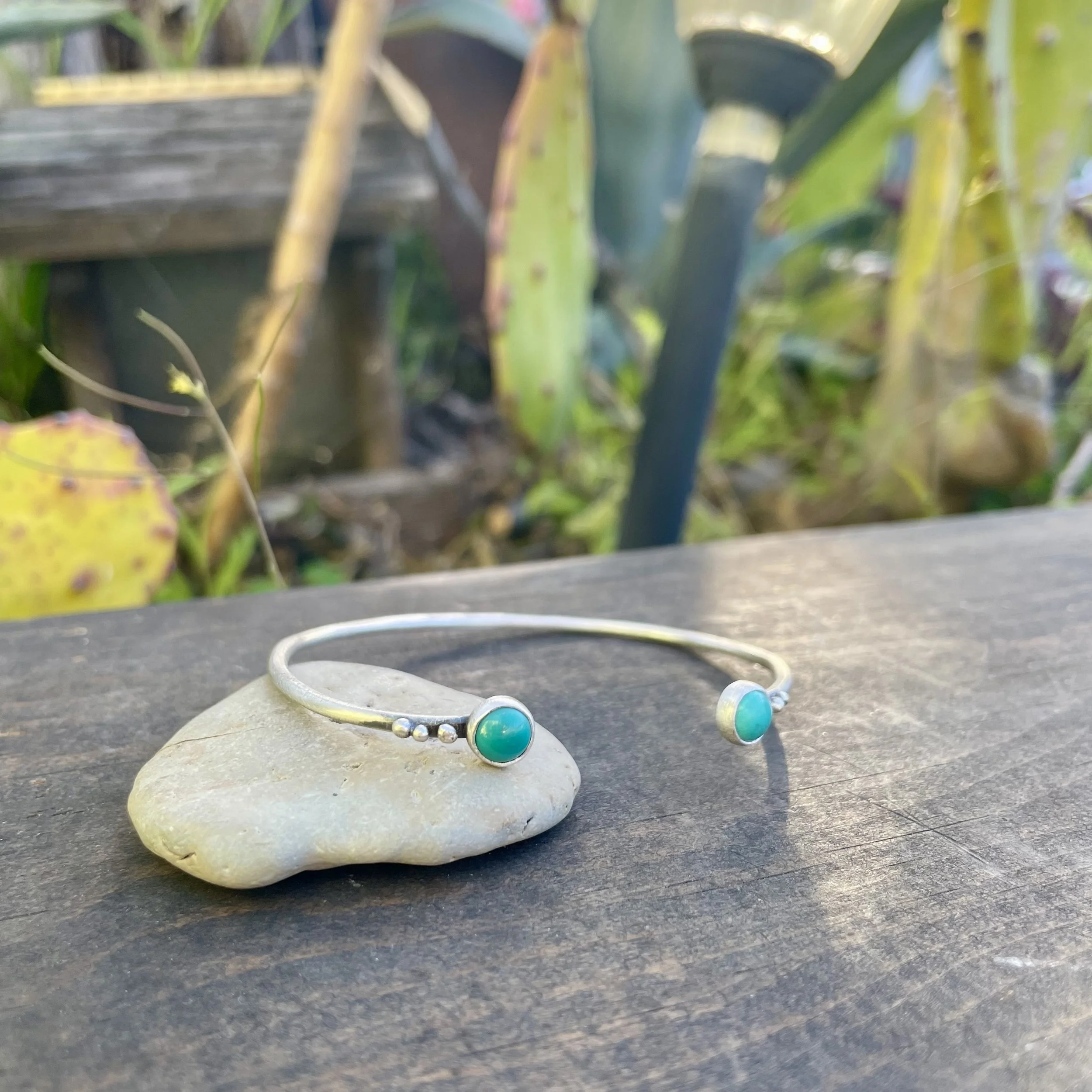 Turquoise Dotted Cuff