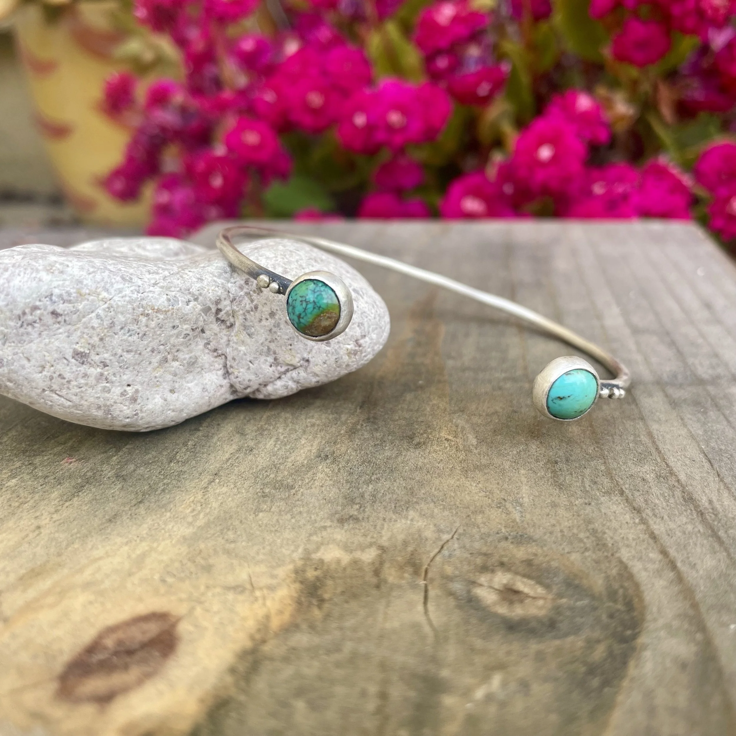 Turquoise Dotted Cuff 2