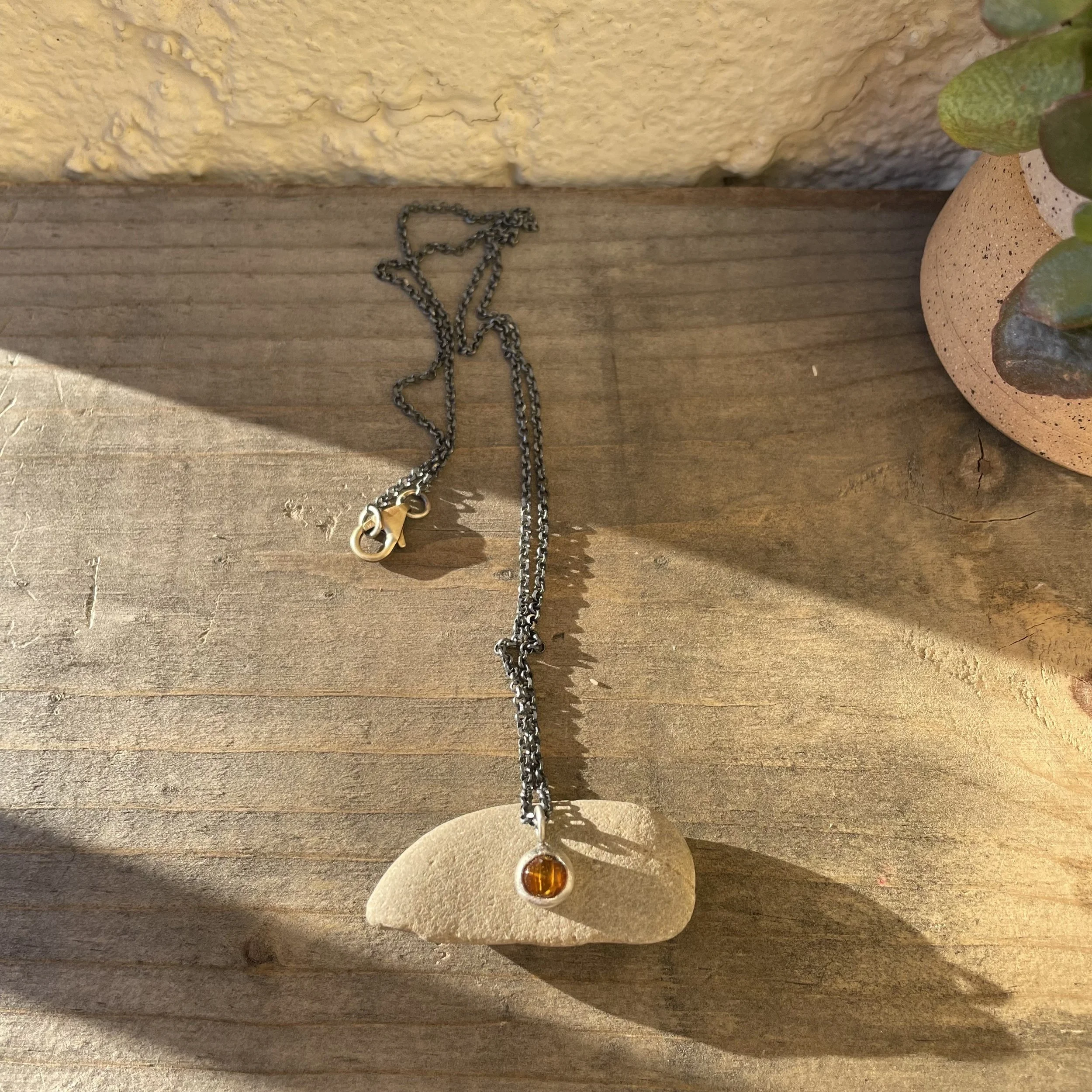 Kyanite Small Pendant Necklace