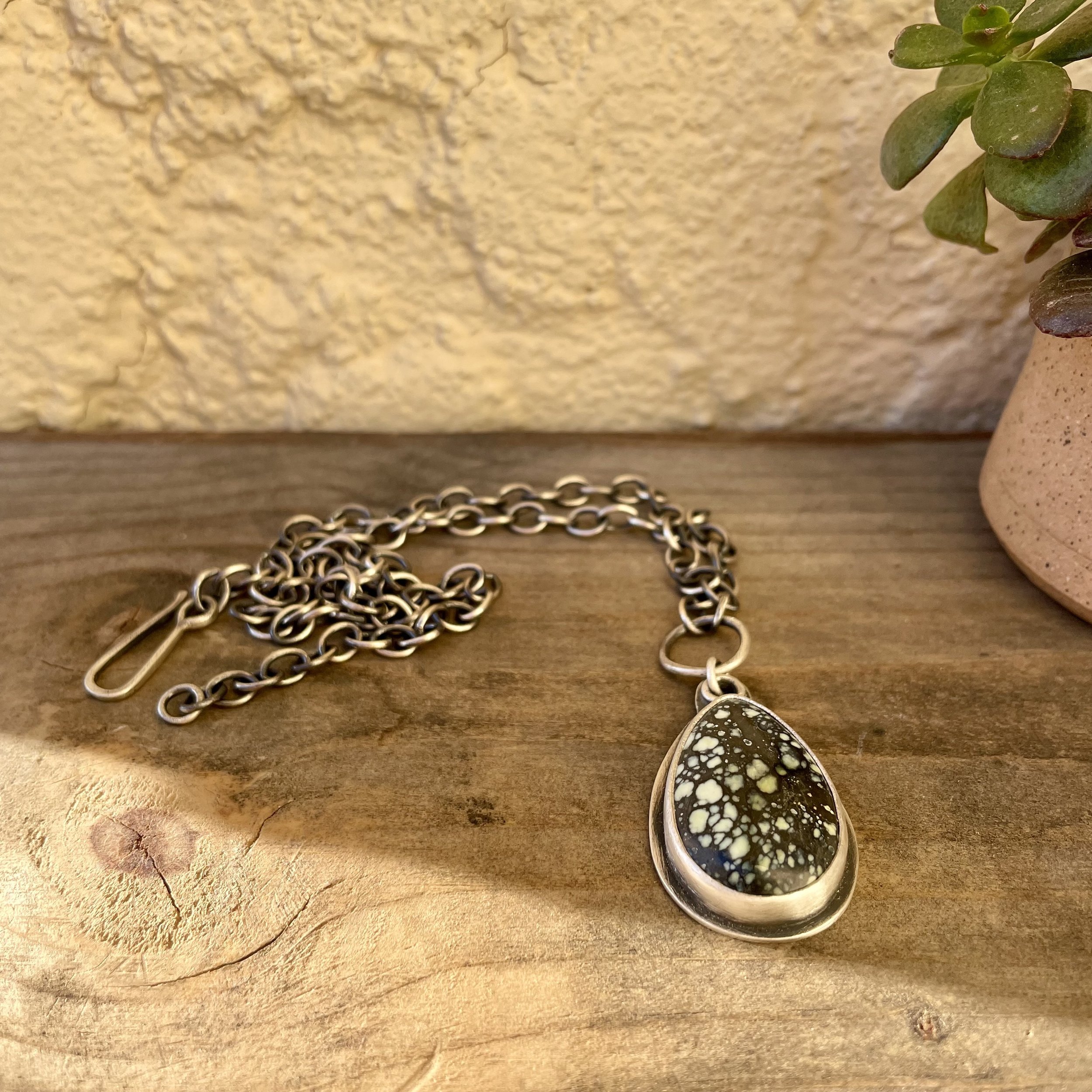 Star Fox Variscite Pendant Necklace