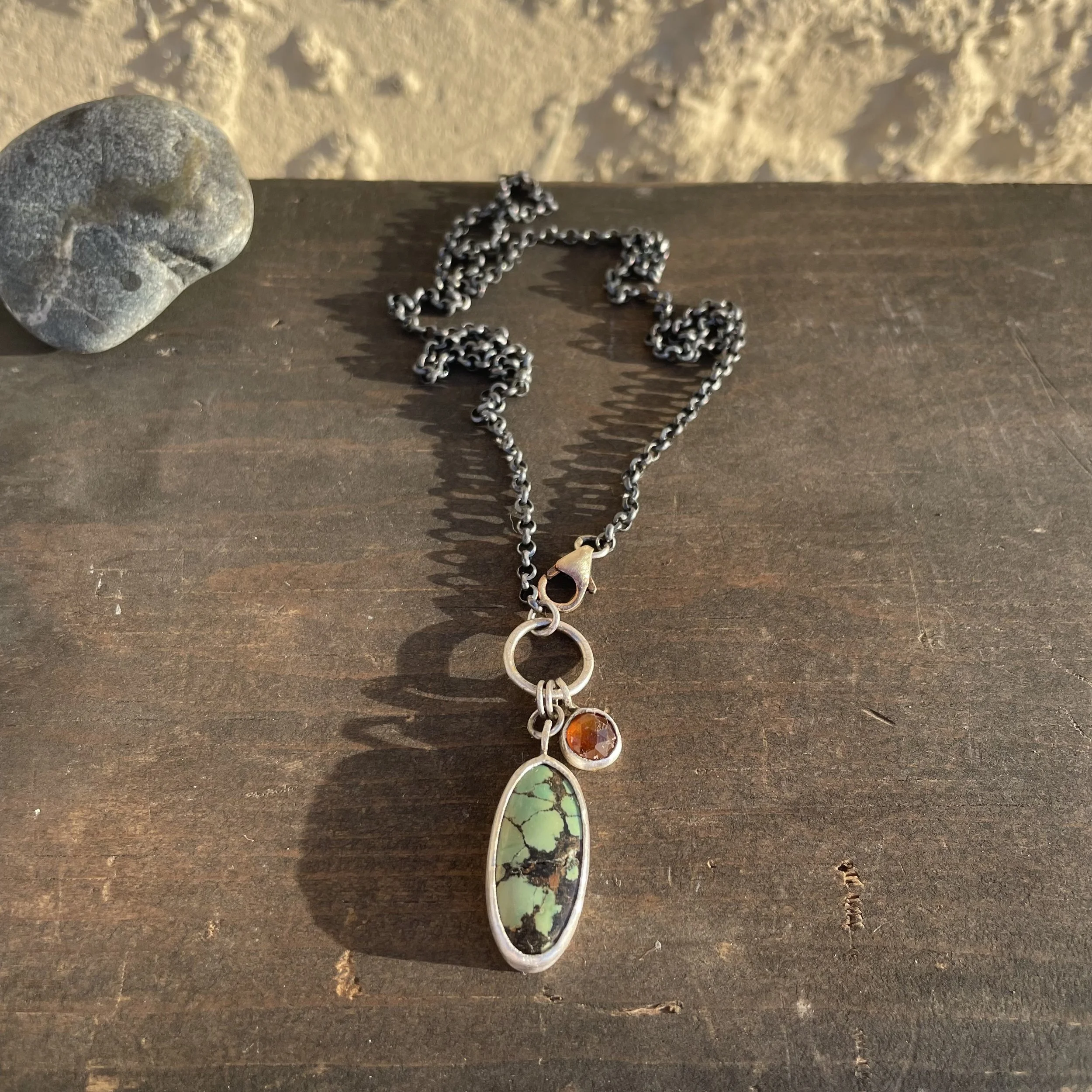 Turquoise & Kyanite Necklace