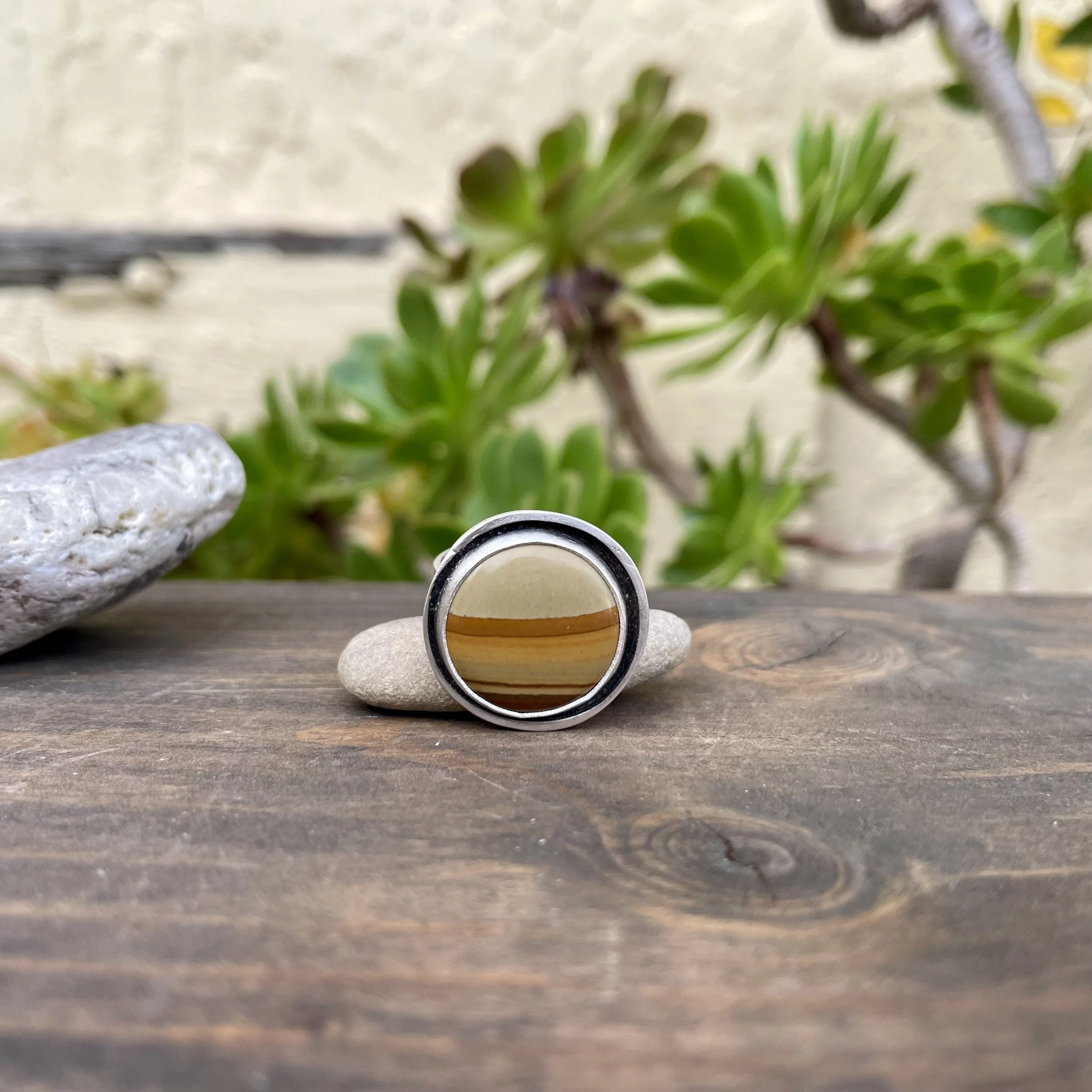 Landscape Jasper Ring 2