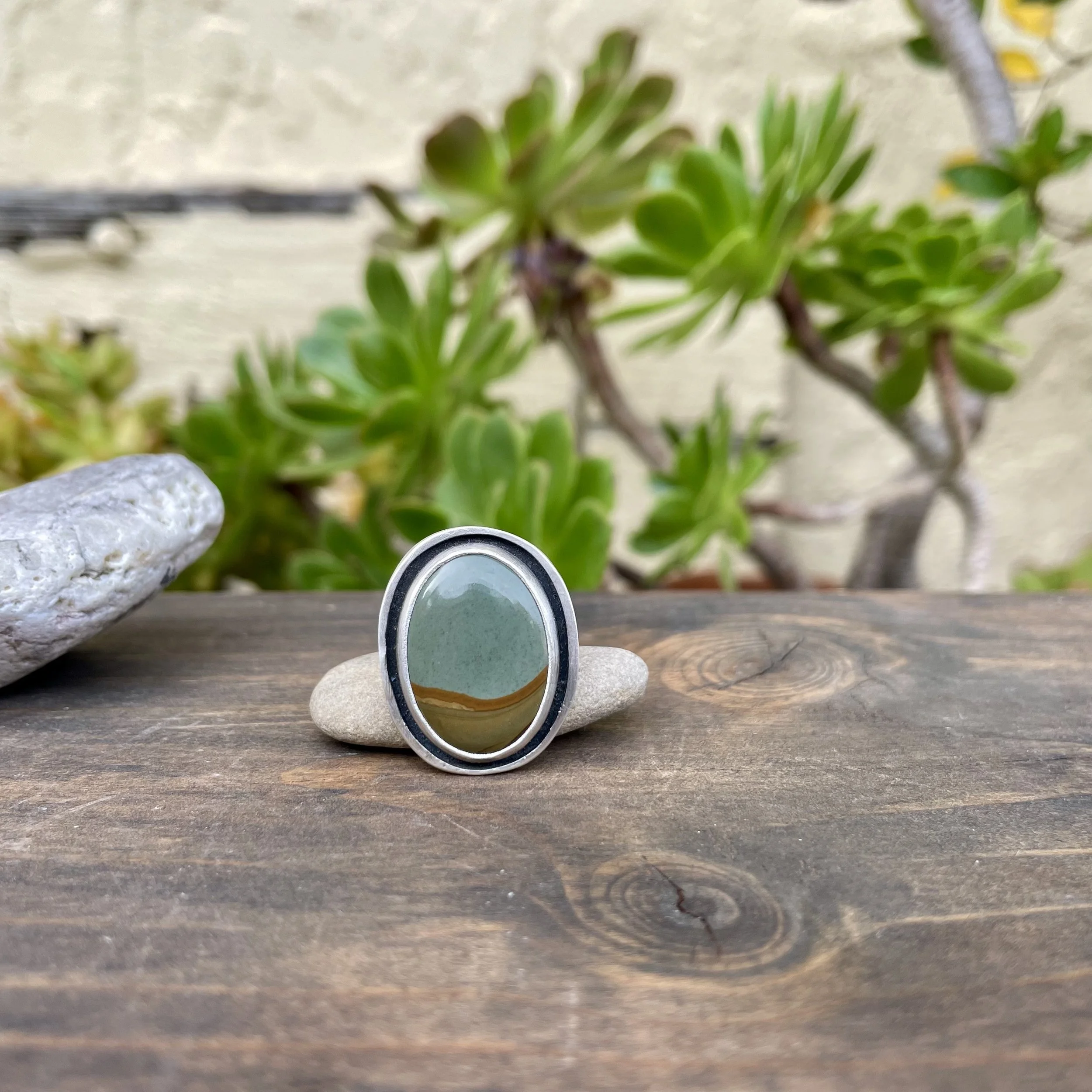 Landscape Jasper Ring 3