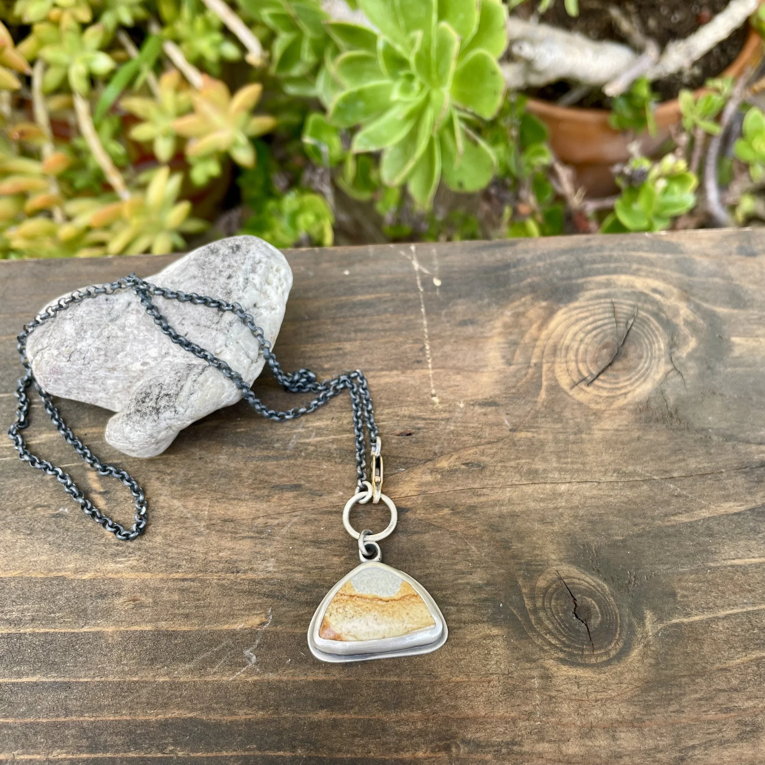 Chicken Track Jasper Necklace
