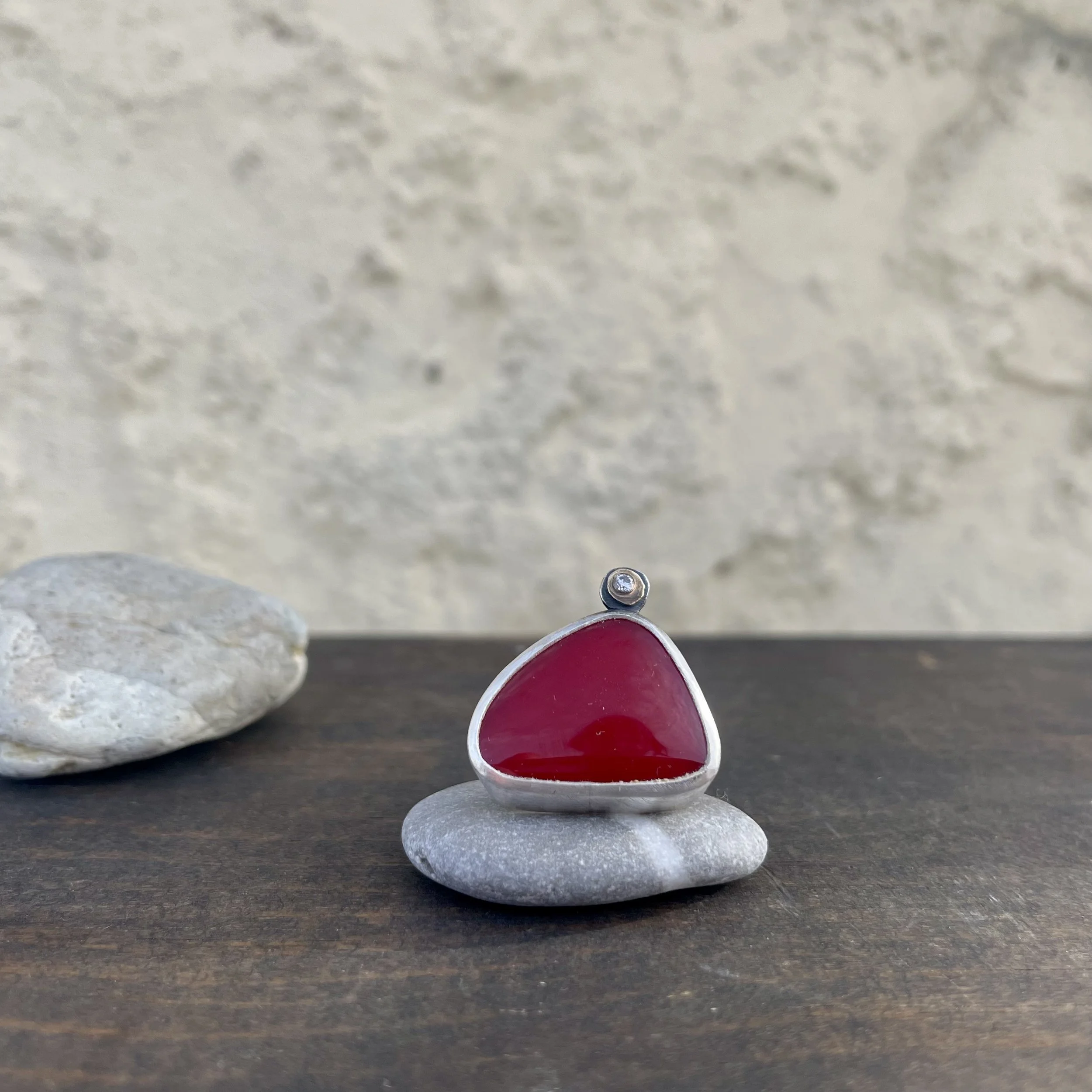 Triangle Rosarita North Star Ring