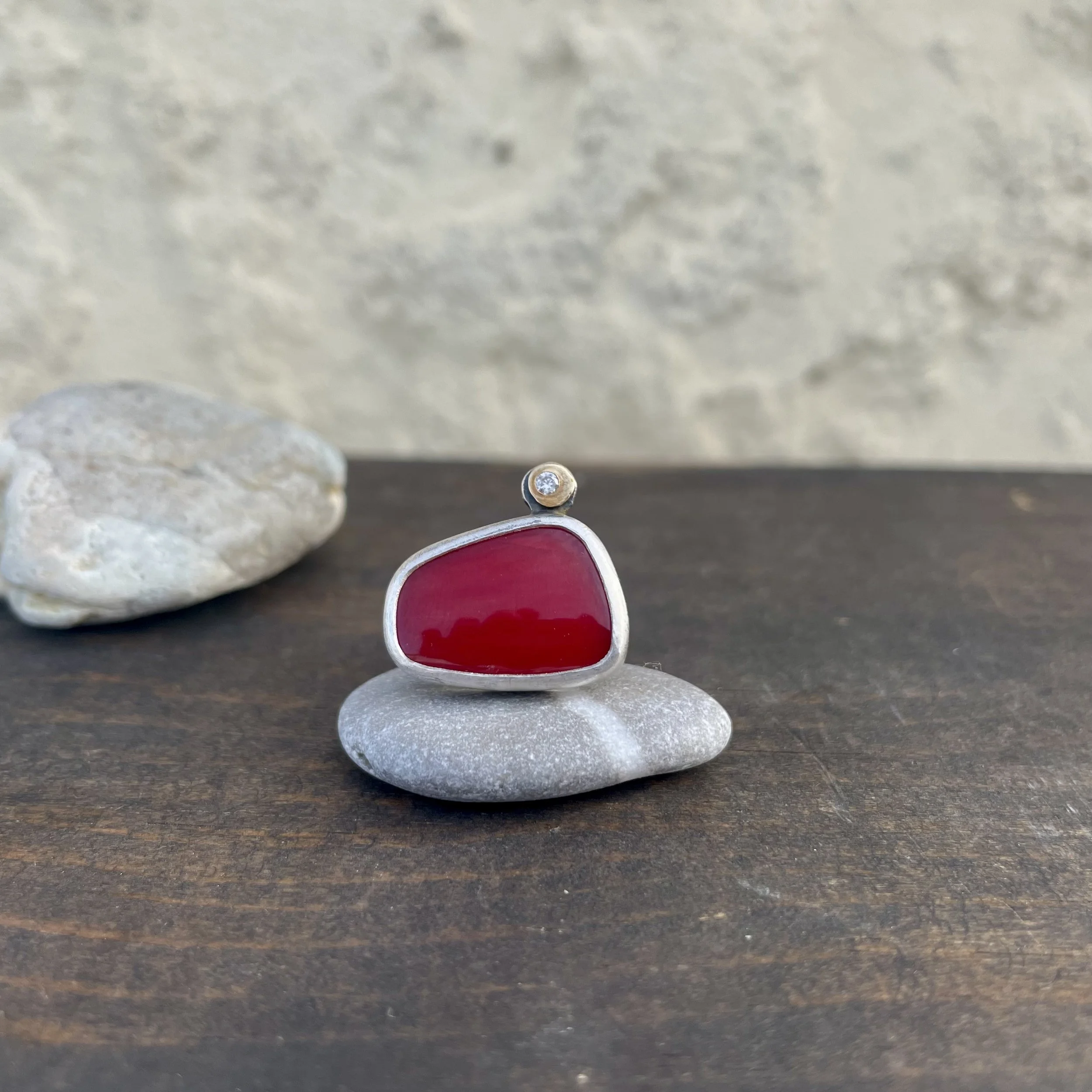 Rectangle Rosarita North Star Ring