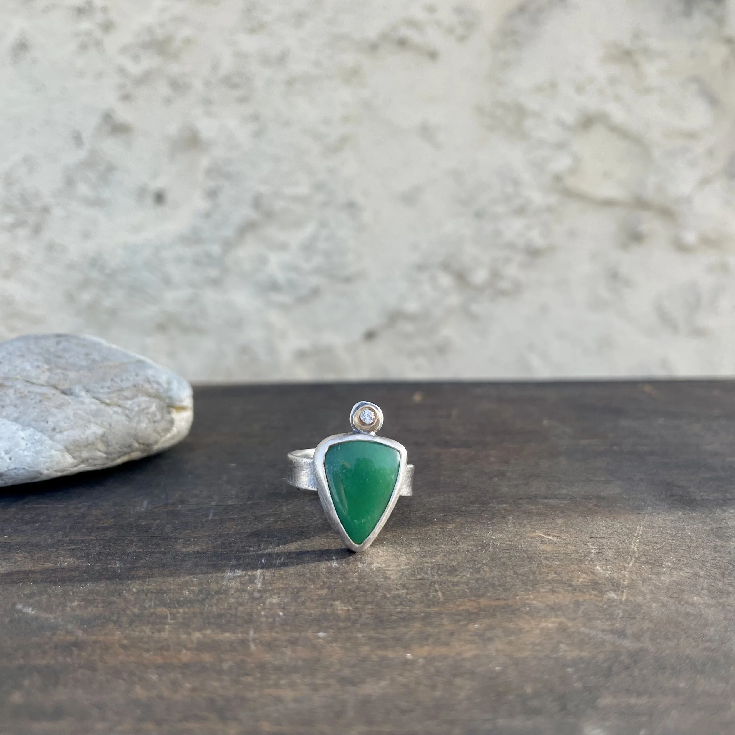 Triangle Utah Variscite North Star Ring
