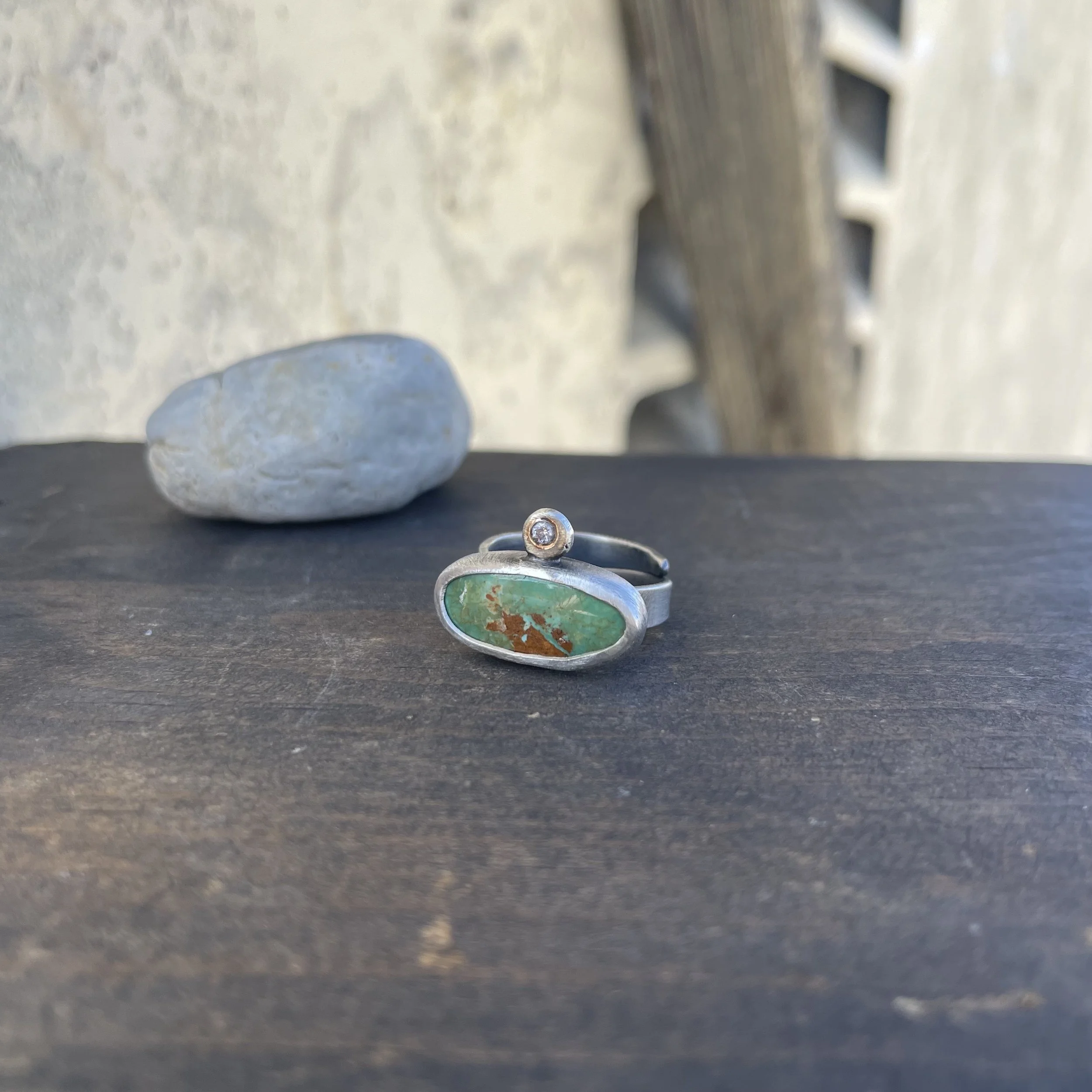 Evans Turquoise North Star Ring