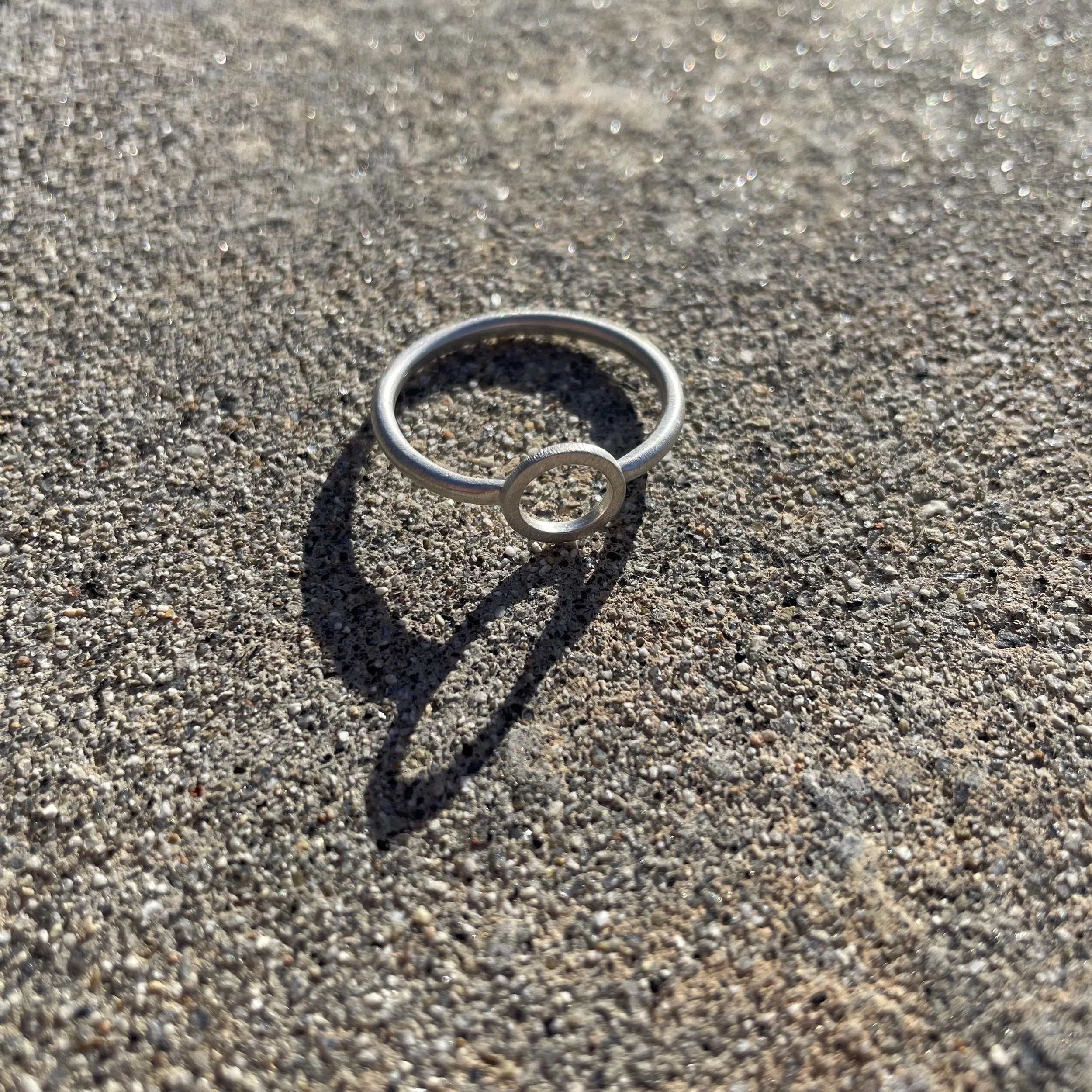 Alec Silver Circular Void Ring