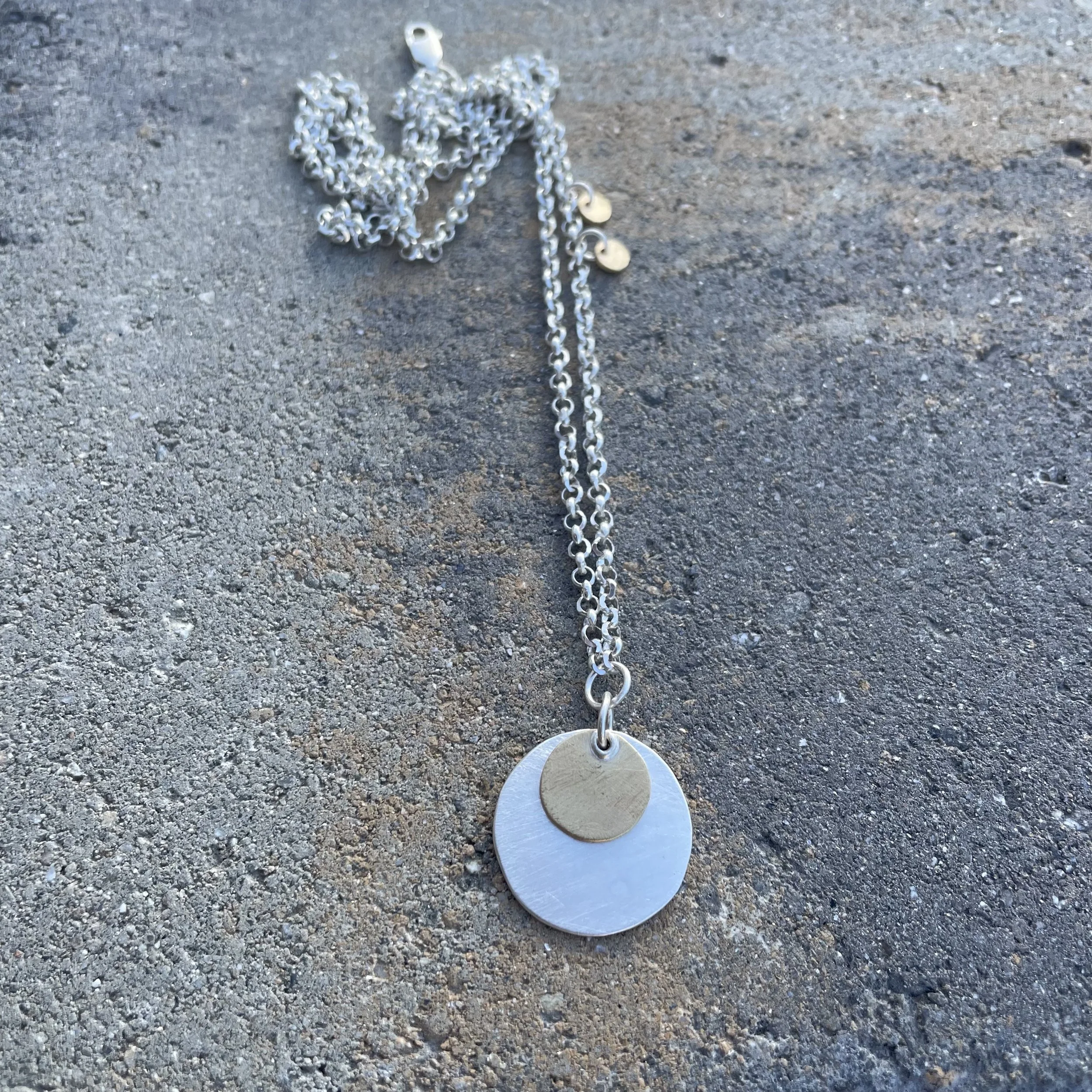 Alec Silver & Brass Necklace