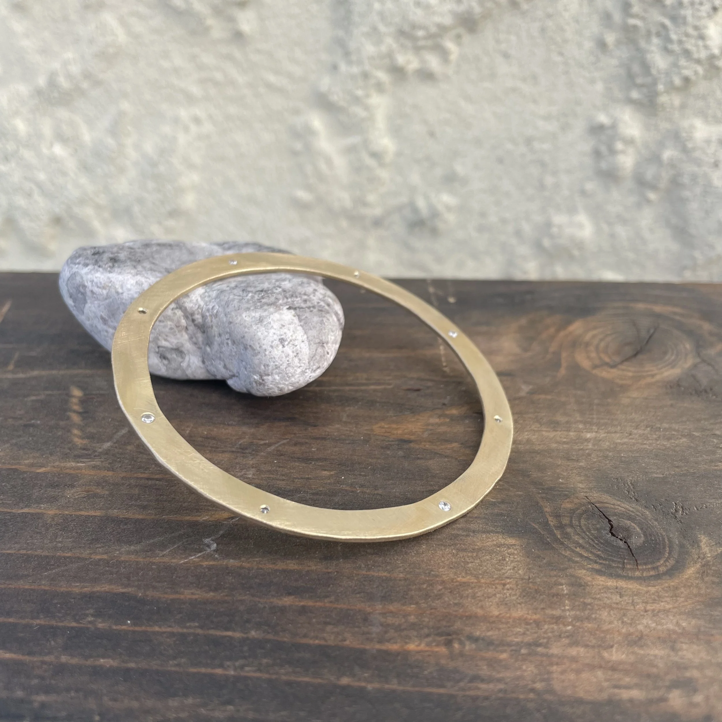 Brass NESW Bracelet