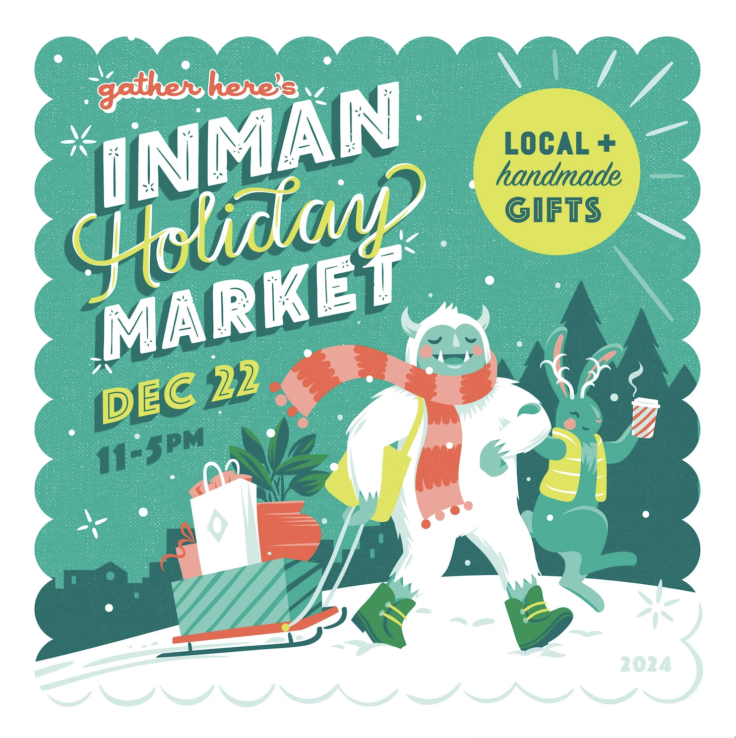 gather here's Inman Holiday Market