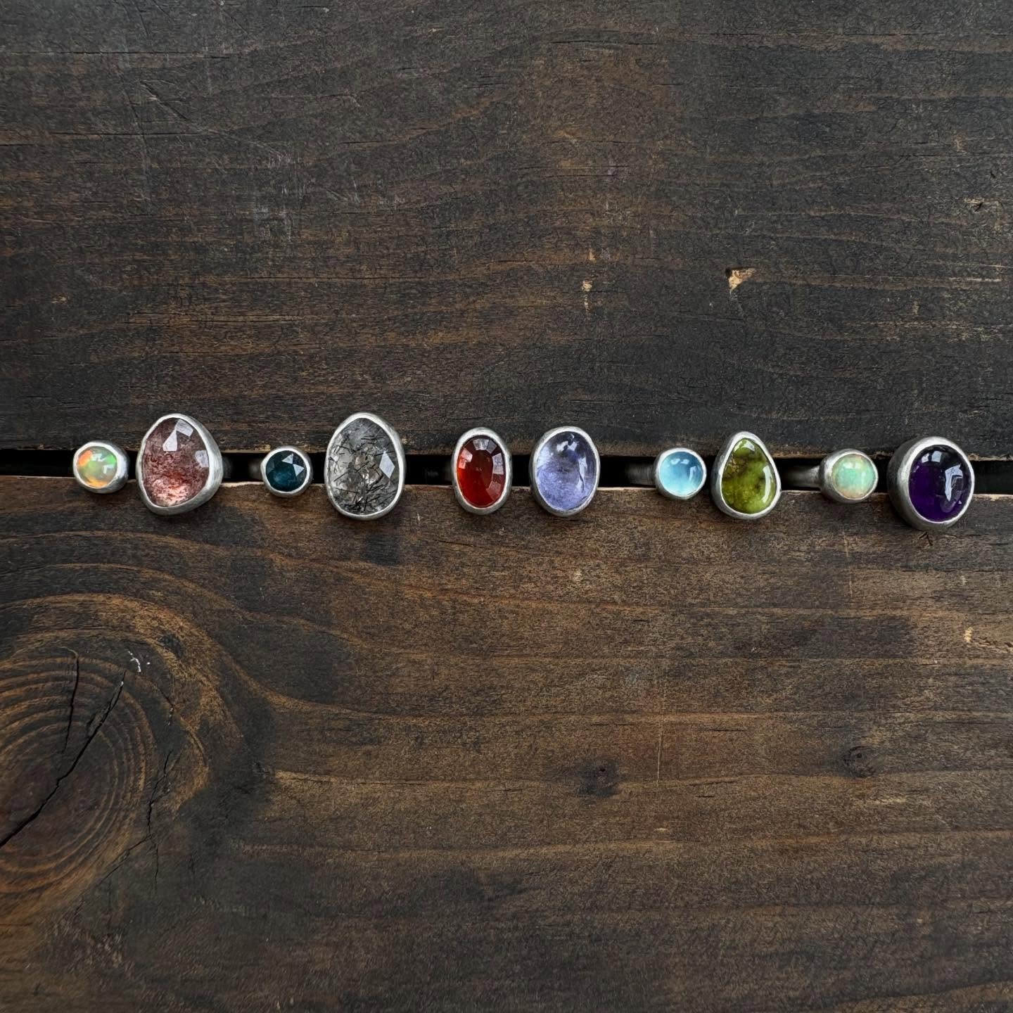 Double Stone Rings are now available on my site