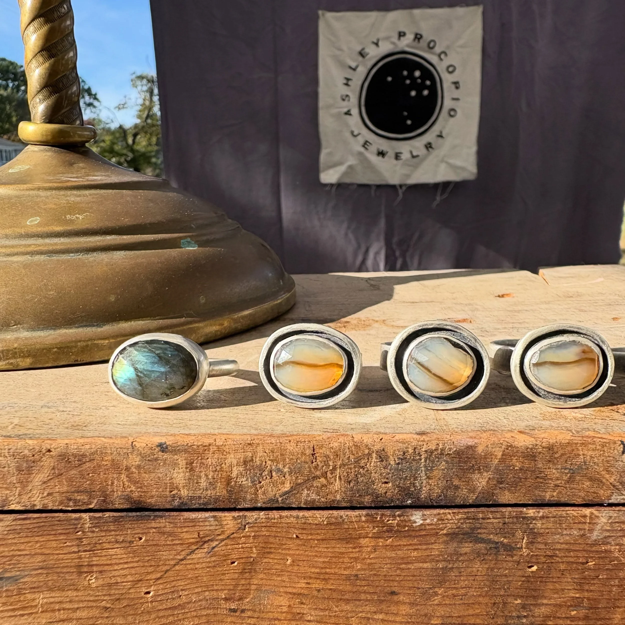 Set up at the Hope St Farmers Market today. I&rsquo;ll be here for another hour. Here are some booth scenes. Visit my stories to do some virtual shopping ✨