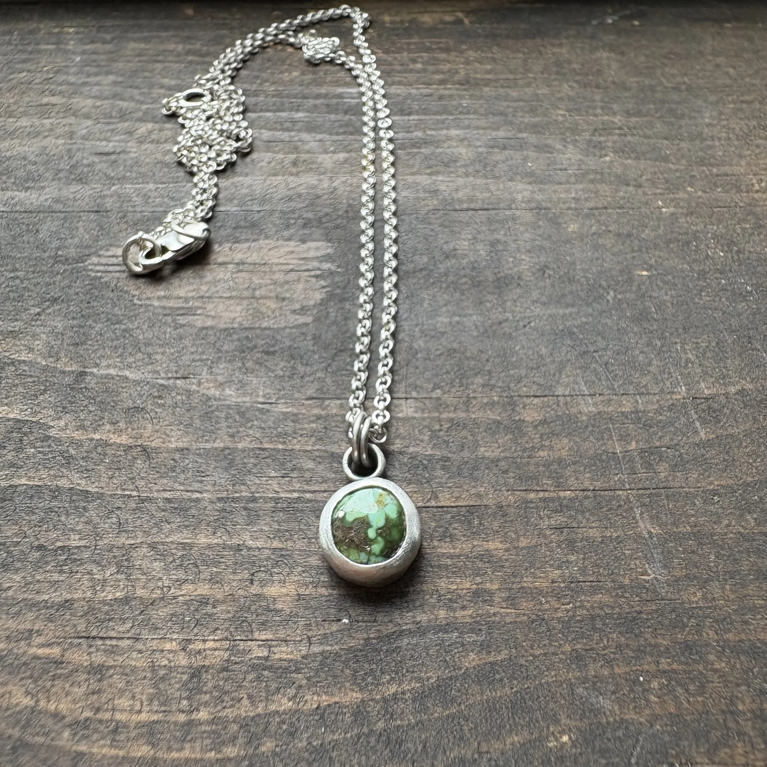 Sonoran Gold Turquoise Pendant Necklace