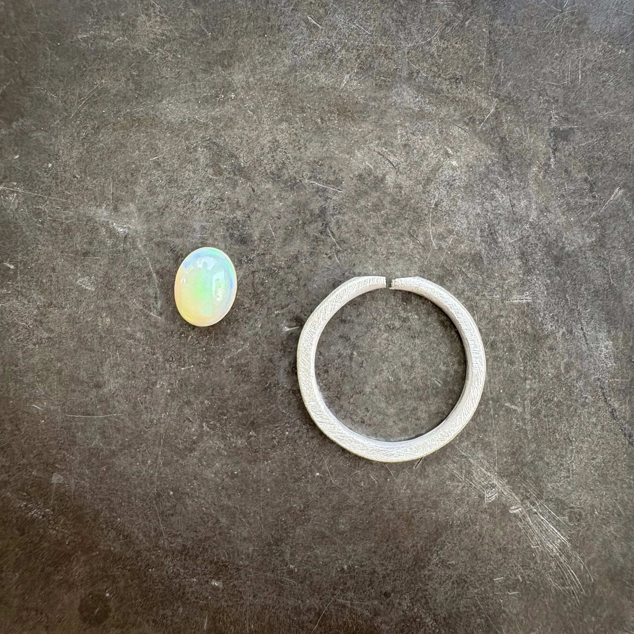 Ethiopian Opal Custom Ring