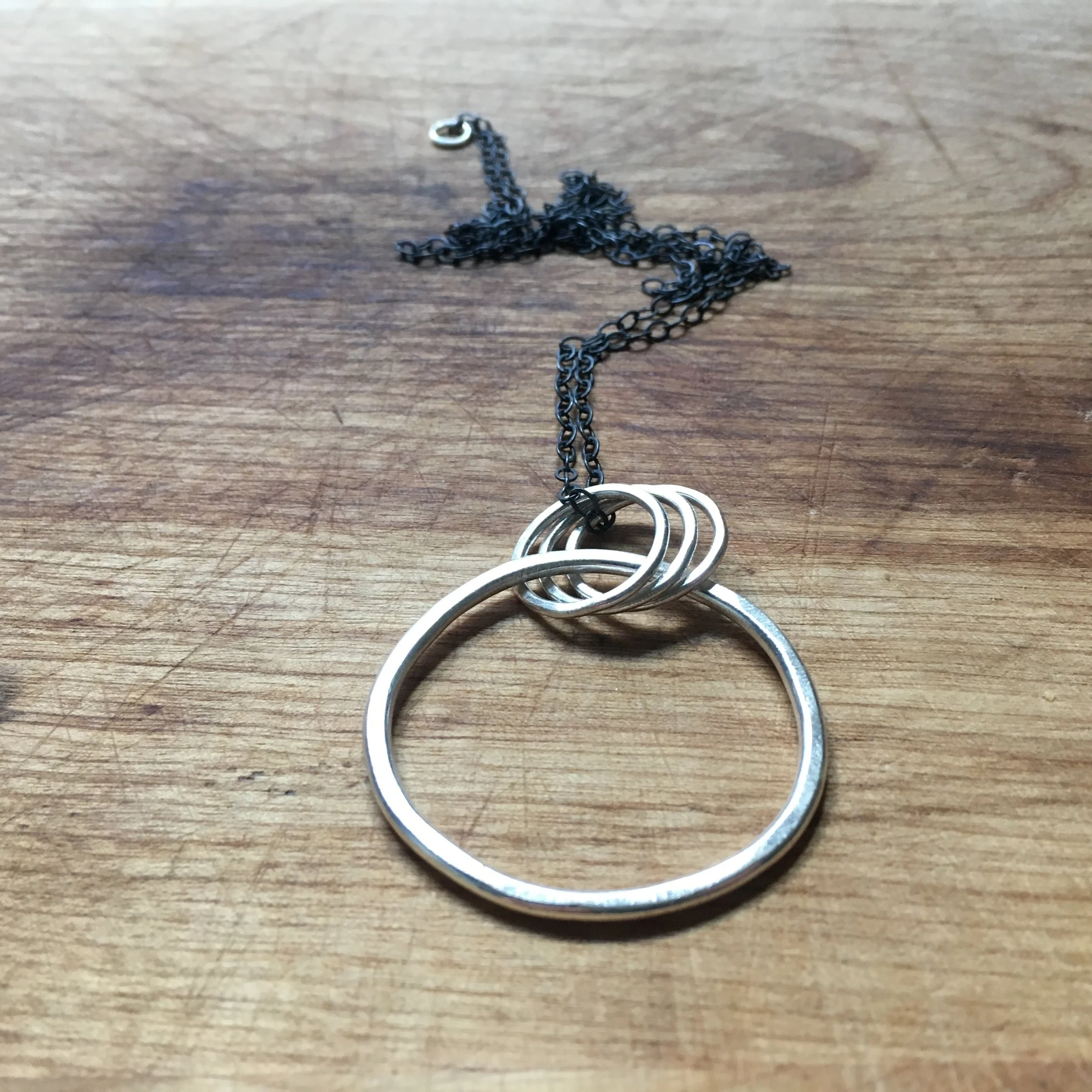 2019 Triple Circle Bail Necklace