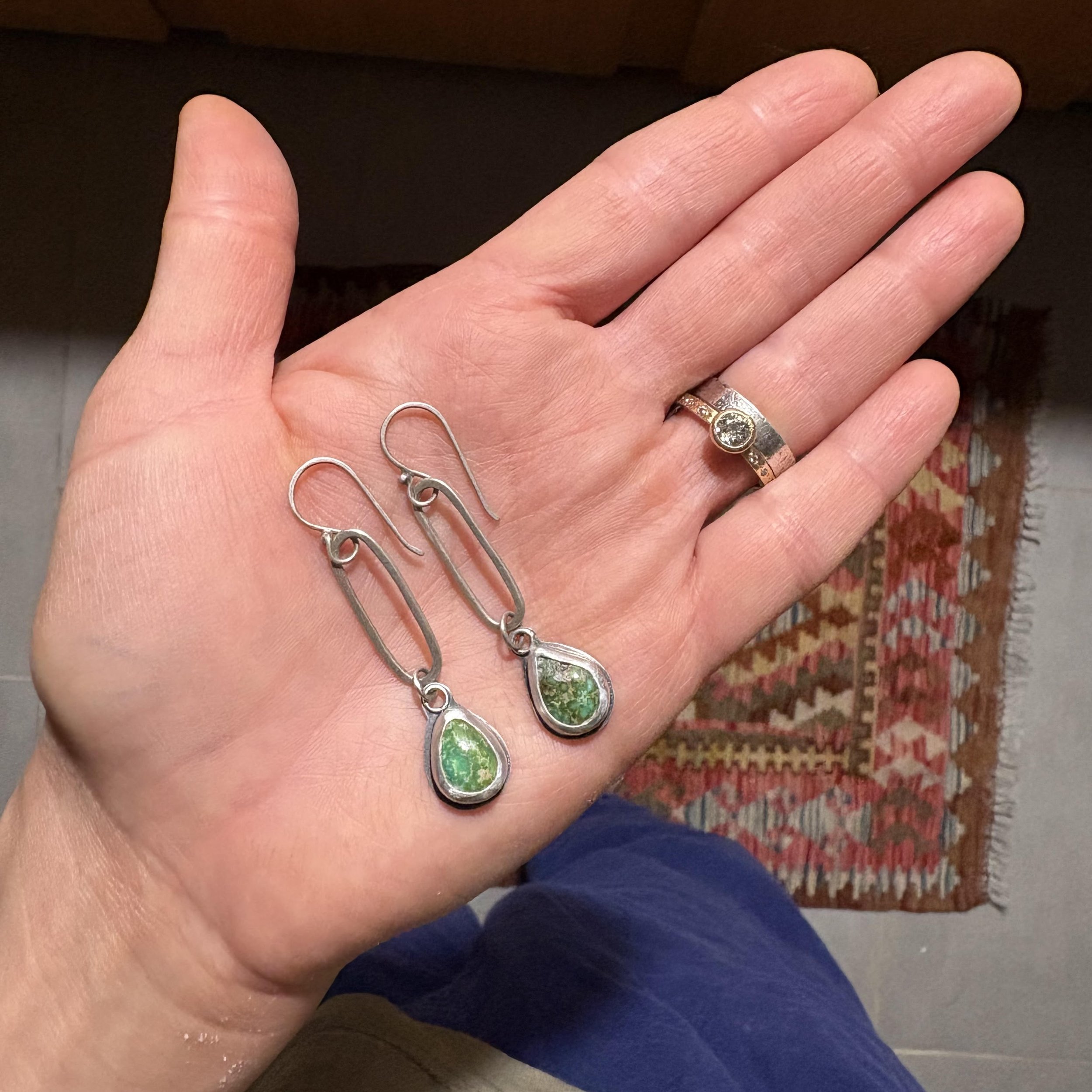 FOR PEGGY: Sonoran Gold Link Hoops