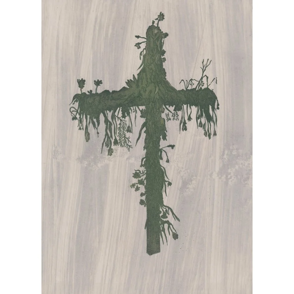 JAMES RANDELL | CROSS AFTER EASTER (GO, YEAR, AND INTO TIME'S ABYSS), 2025