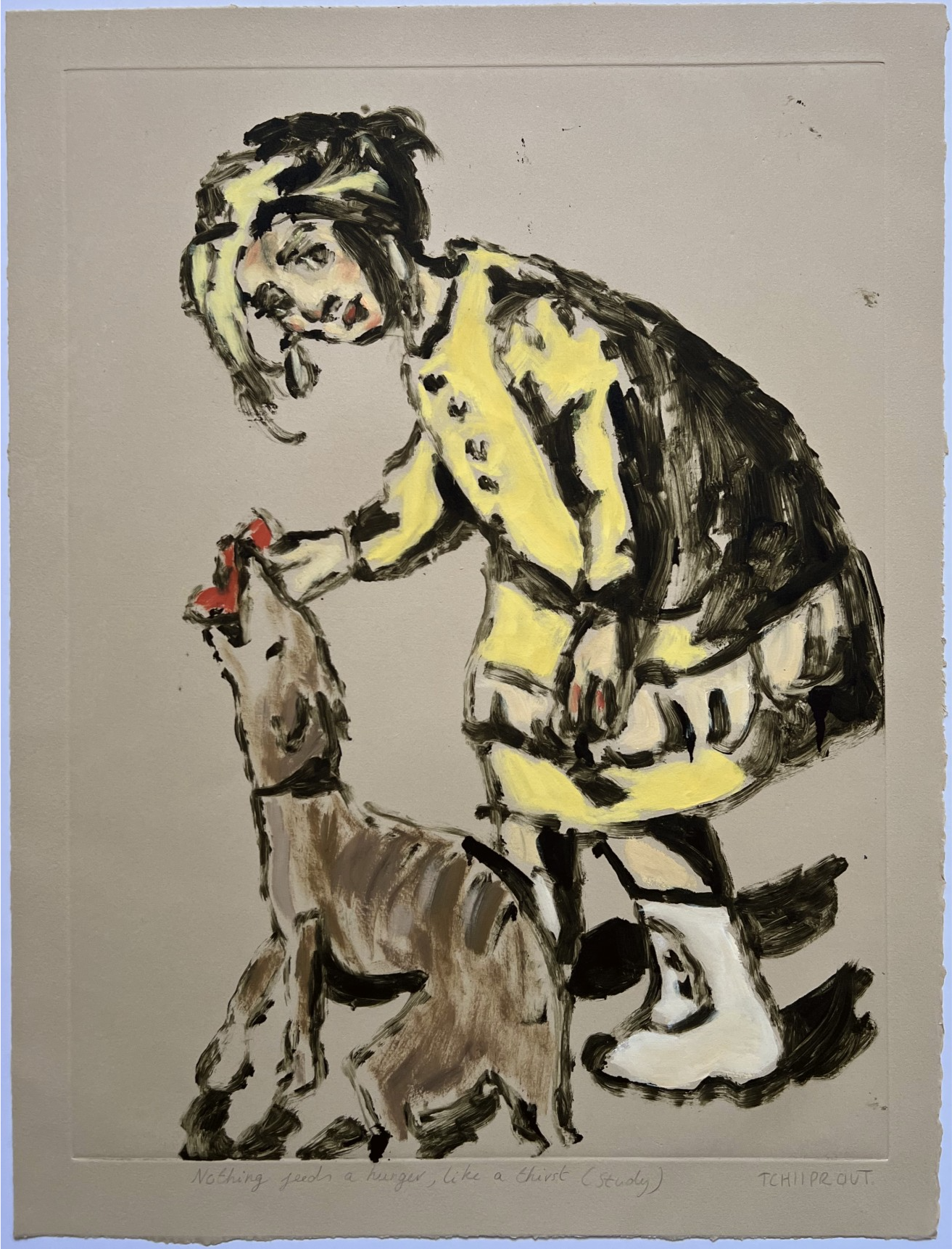 LIORAH TCHIPROUT | NOTHING FEEDS A HUNGER, LIKE A THIRST (STUDY), 2025