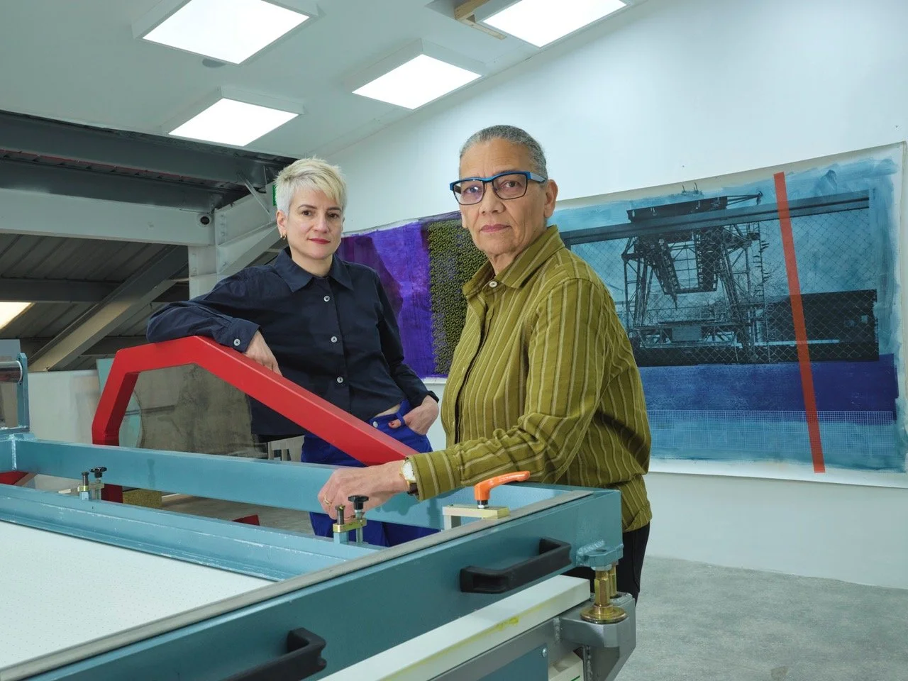 Magda Stawarska &amp; Lubaina Himid, photo by Jermaine Francis