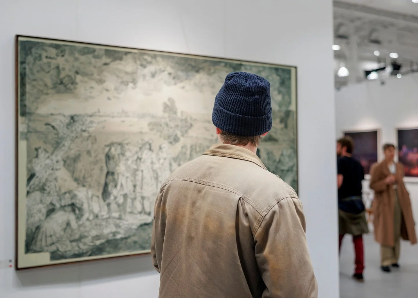 This World Book Day we are celebrating Natasha Michaels&rsquo; &lsquo;History Painting&rsquo; (2023), a magnificent monotype created in response to @ushawdurham &lsquo;s rare collection of the &lsquo;Cabinet Du Roi&rsquo;, a suite of books created to