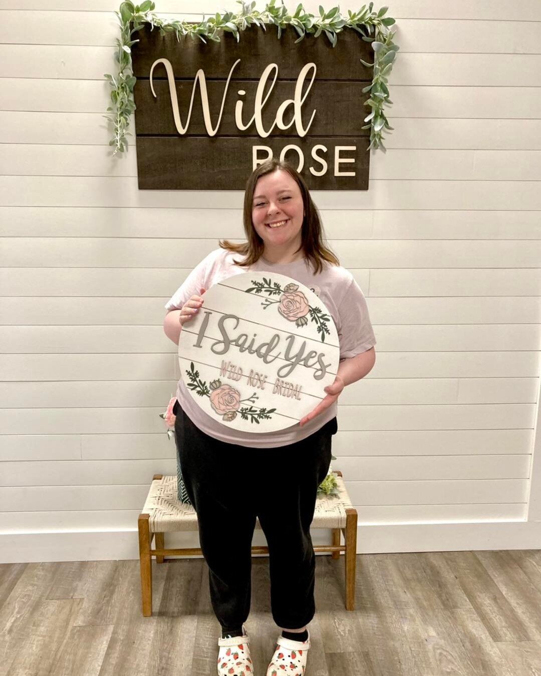 Congratulations Makinzi!! We had so much fun helping you today. You looked stunning in your PERFECT dress 😍✨ 
Thank you for choosing Wild Rose!🌹

#wildrosebridal