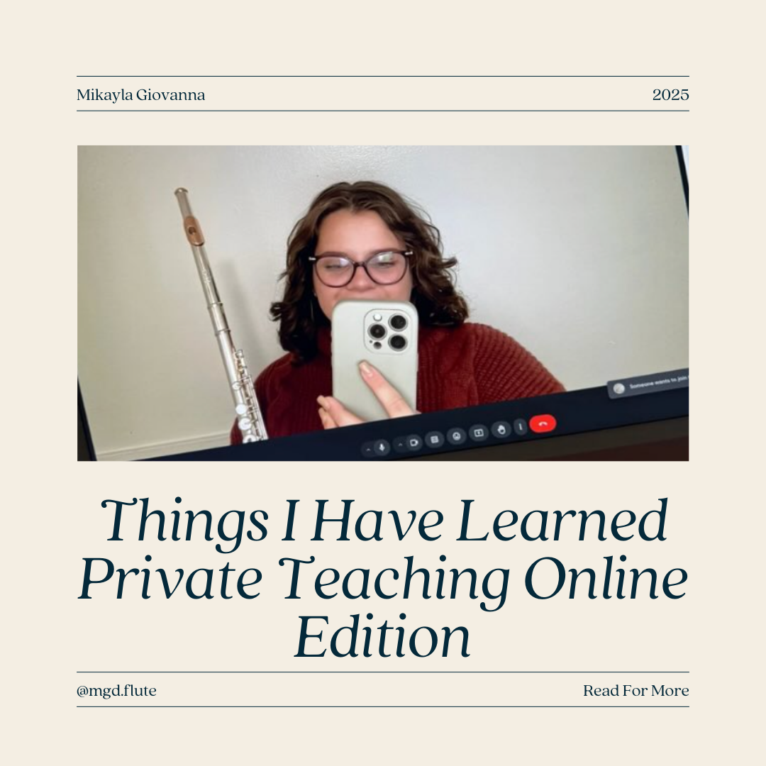 Things I Have Learned Private Teaching Online Edition