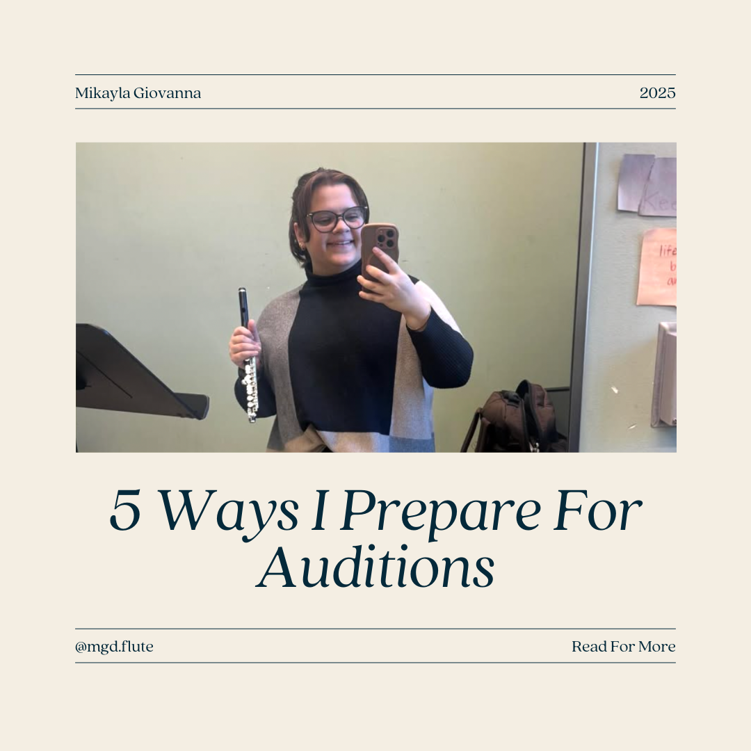 The Ways I Prepare For Auditions