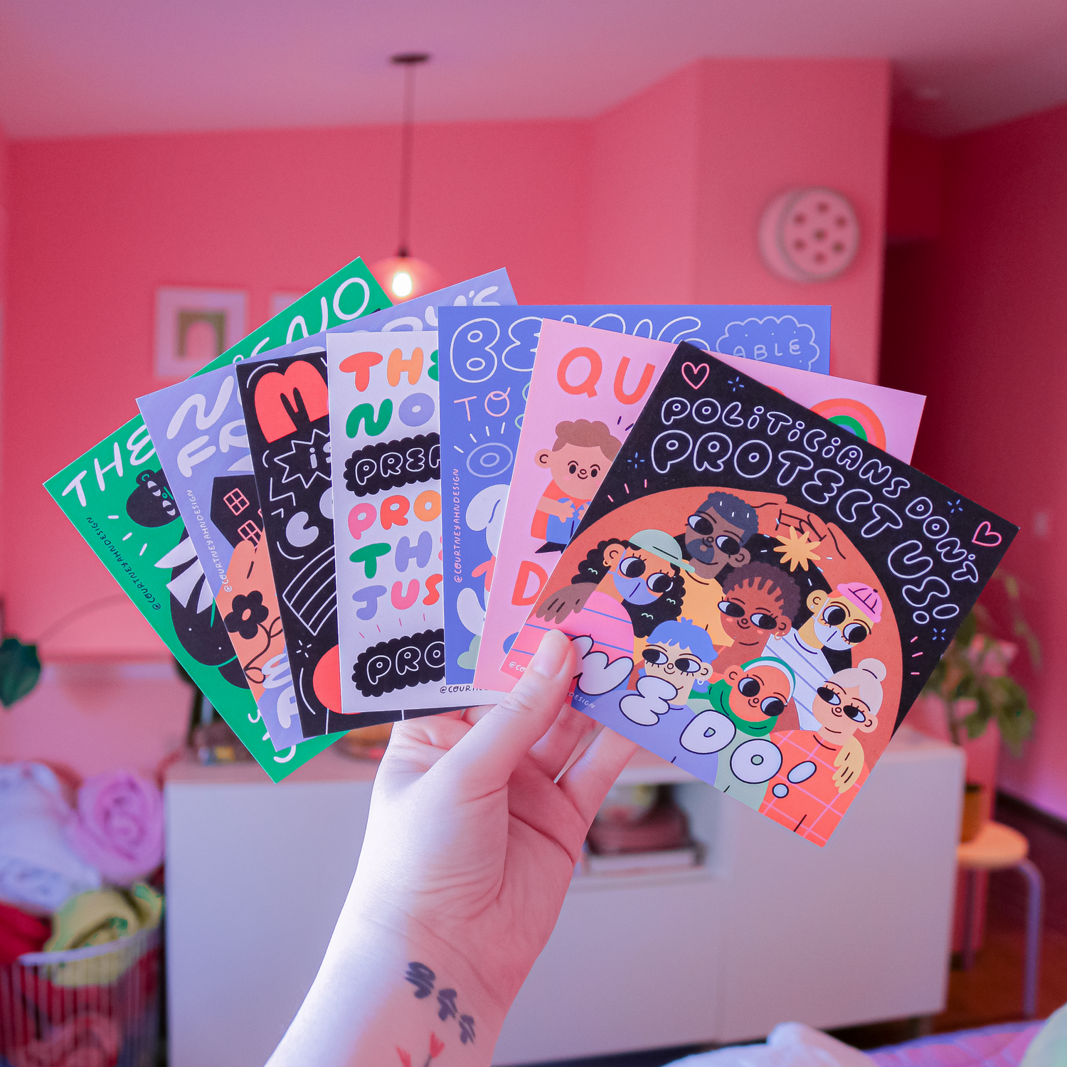 Mini Print: Nobody's Free Until Everybody's Free — Courtney Ahn Design