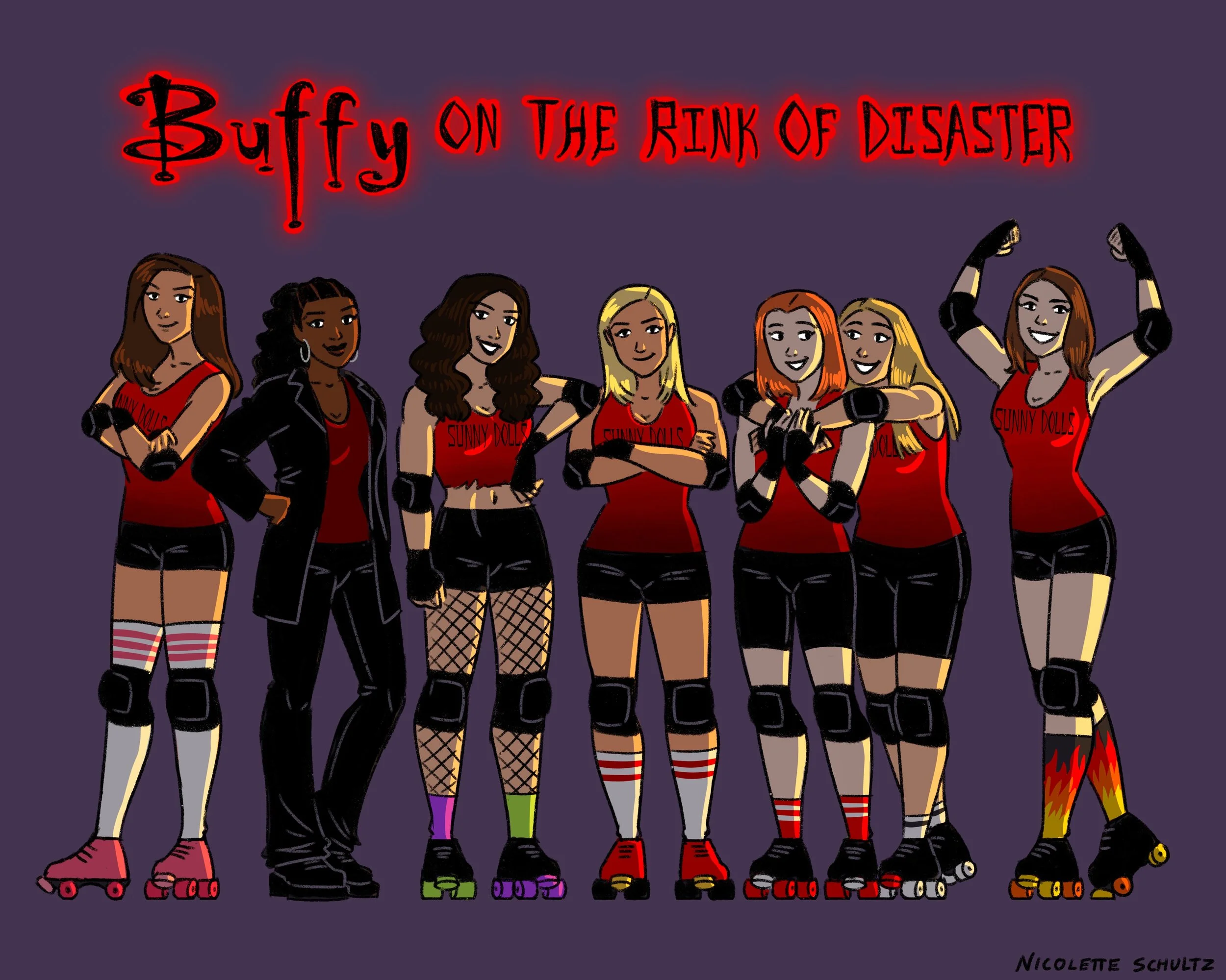 Buffy Fanwork: On the Rink of Disaster — Thunderbolts and Writing