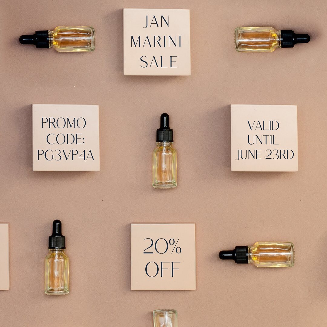 It&rsquo;s that time again! 

The 20% Off - JAN MARINI SKIN RESEARCH ANNIVERSARY SALE!!! 

PRE-ORDER your favorite Jan Marini products to receive your discount. All orders MUST be placed and paid for by June 23, 2022. Your products will then be ready