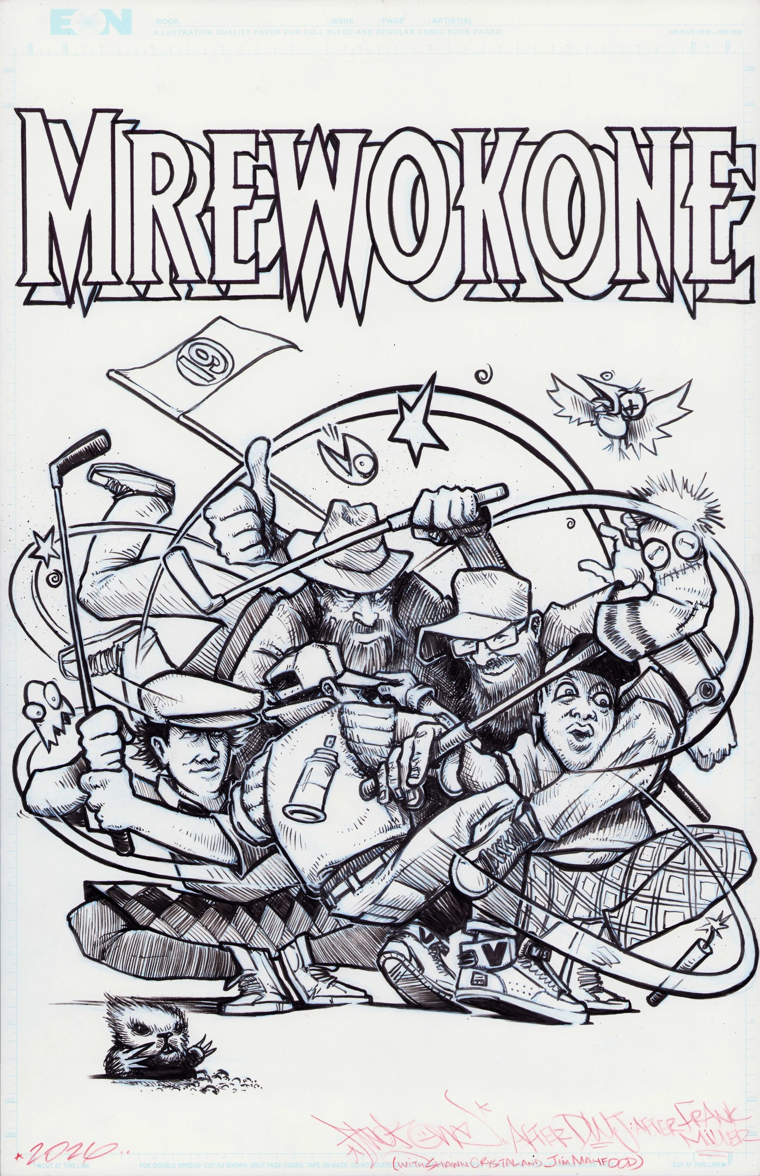 DWJ/ Miller homage for INK PULP Live #56