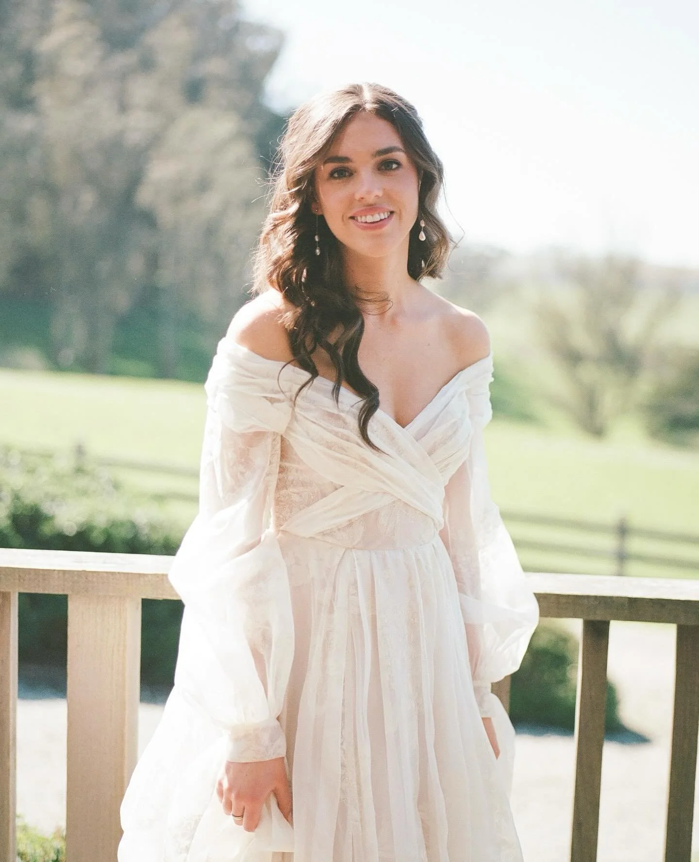 The dreamiest wedding day with the most beautiful bride. Katelyn&rsquo;s look was designed specifically to show off her natural beauty with slightly &ldquo;wild&rdquo; hair and soft, minimal (looking) makeup. Everything about this wedding from the ha