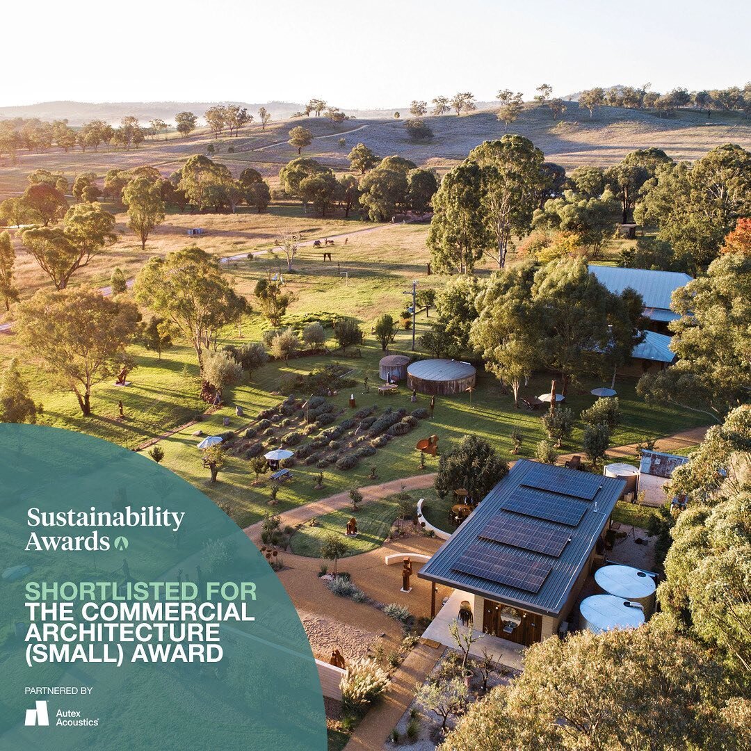 We received some great news last week with the @rosbymudgee Cellar Door and Gallery being shortlisted for the 2021 Sustainability Awards in the Commercial Architecture (Small) Category. A very special project for us as a team on a number of levels. A