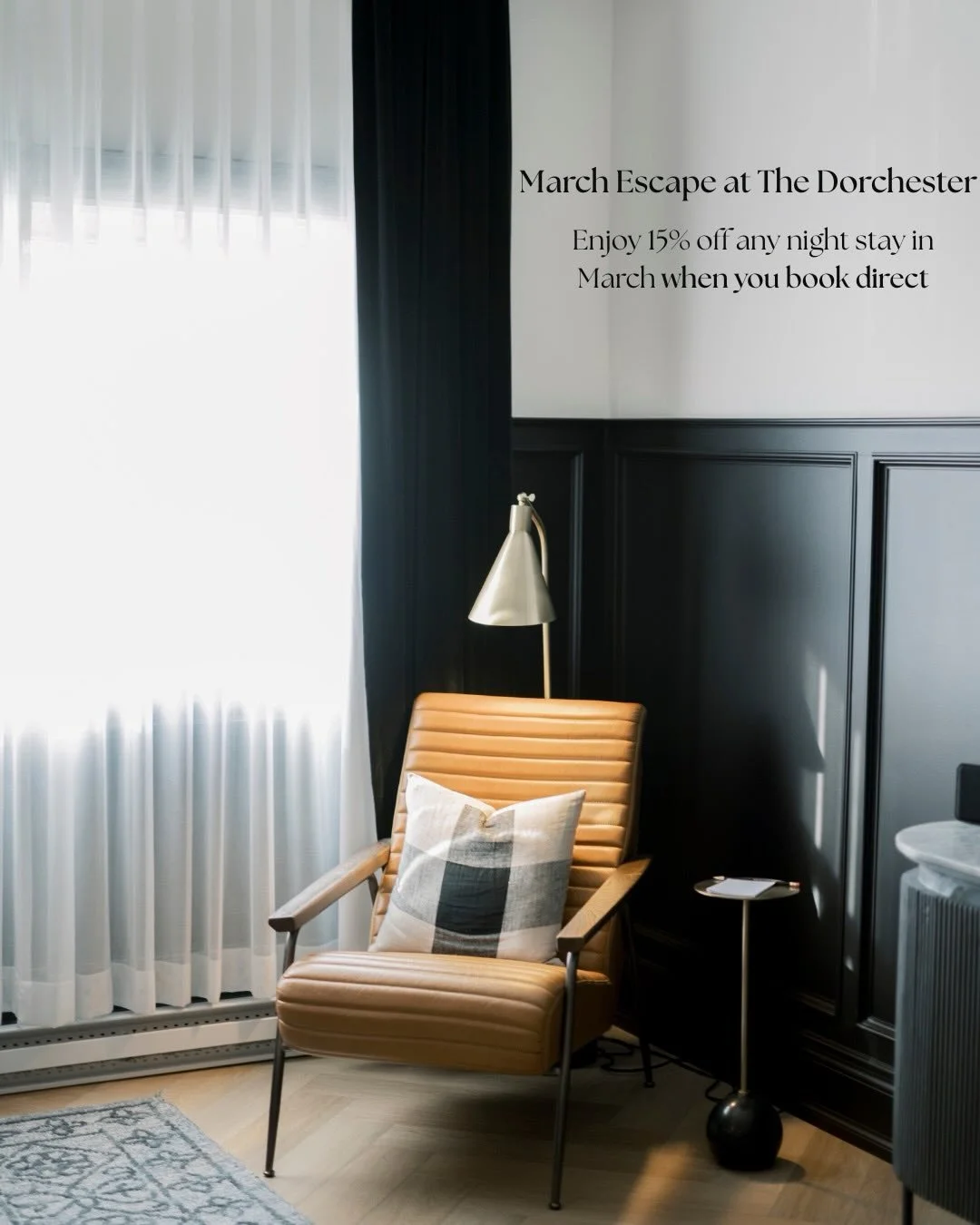 Escape to Collingwood this March and indulge in the ultimate staycation experience with 15% off any night stay 🥂 (limited time offer, use promo code March2026 for direct bookings).

Our Dorchester team has crafted a March getaway, featuring:
✨ A lux