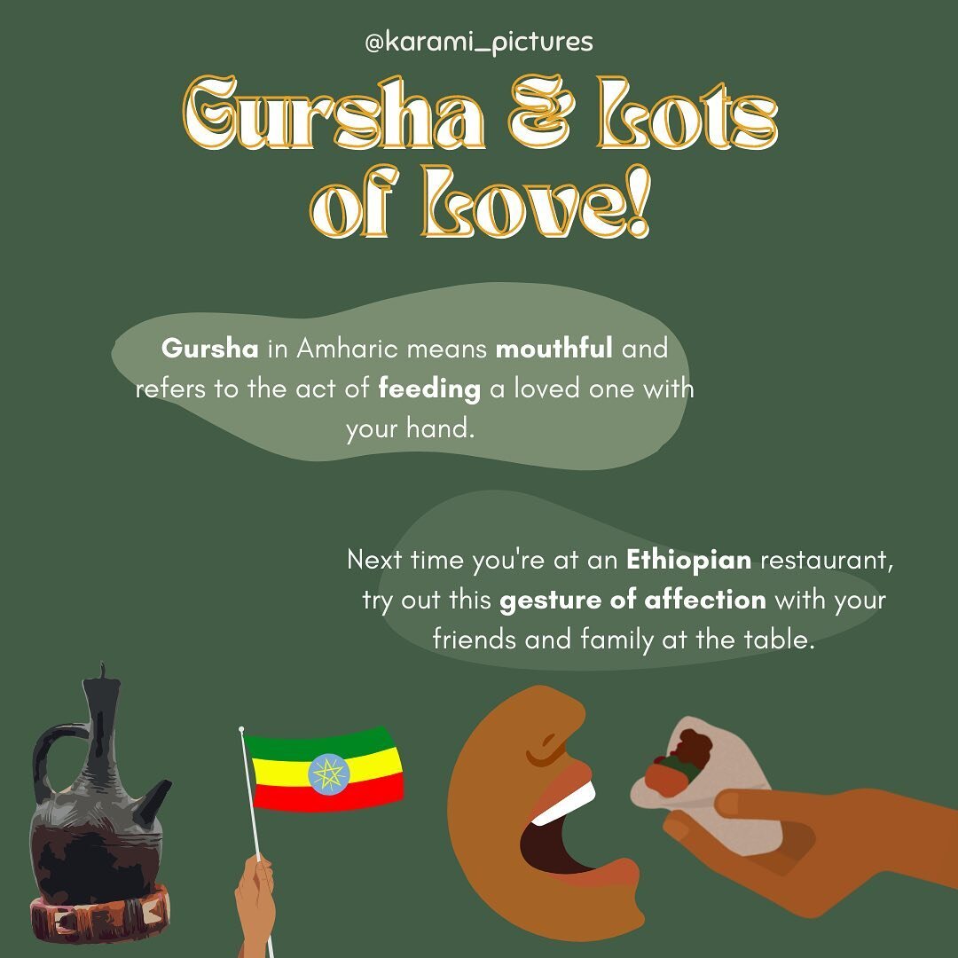 Do you love Kitfo &amp; Doro Wat as much as we do? Comment below on your favorite Ethiopian dish! 😋🇪🇹✨

.

.

.

.

#ethiopianfood #gursha #africanculture #africanfood #funfactsoftheday #karamipictures