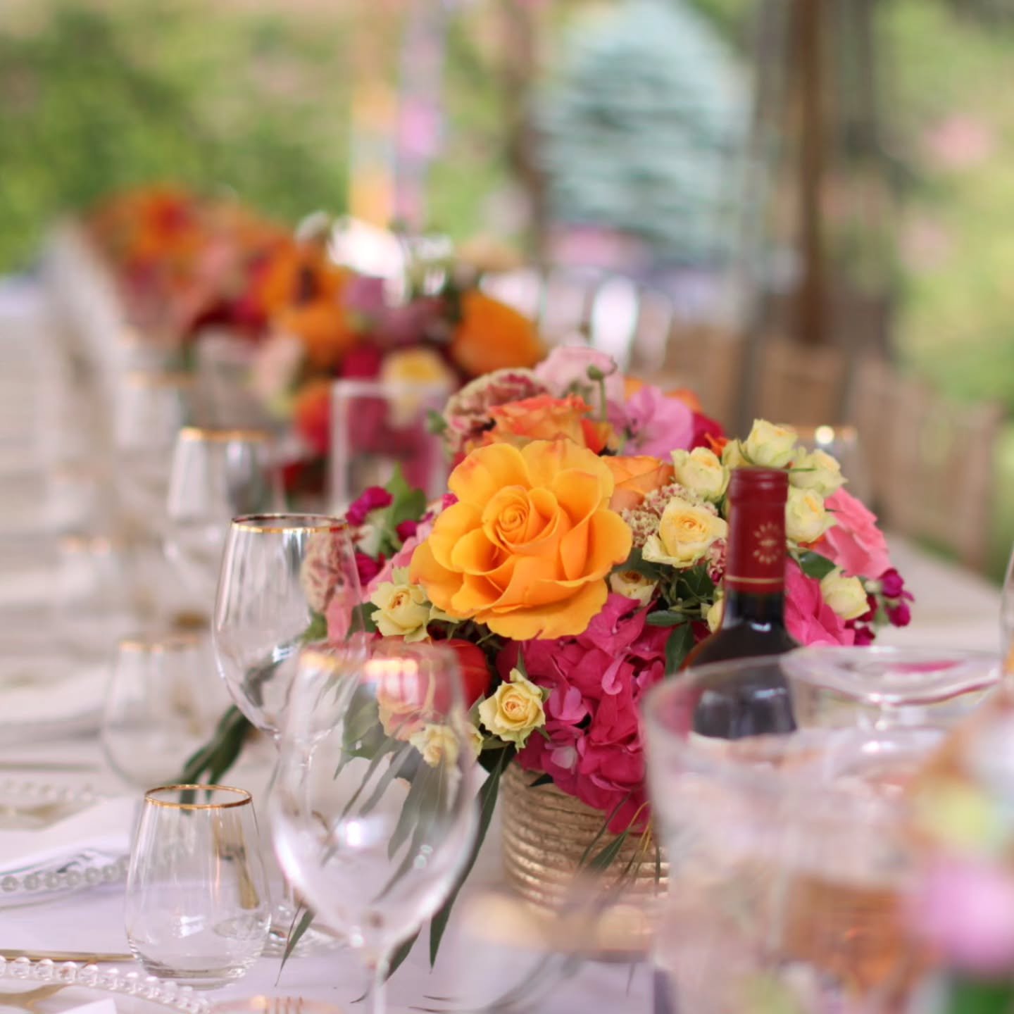 There is nothing like a garden party in the middle of the summer