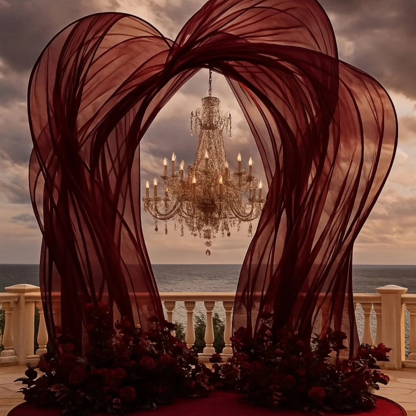 Imagine this magnificent ceremony sculpture being the one you have for your wedding! 

This is a project that I am working on at the moment in Texas

  Weddings are becoming so much more than just flowers and arches. There are massive arhitectural co