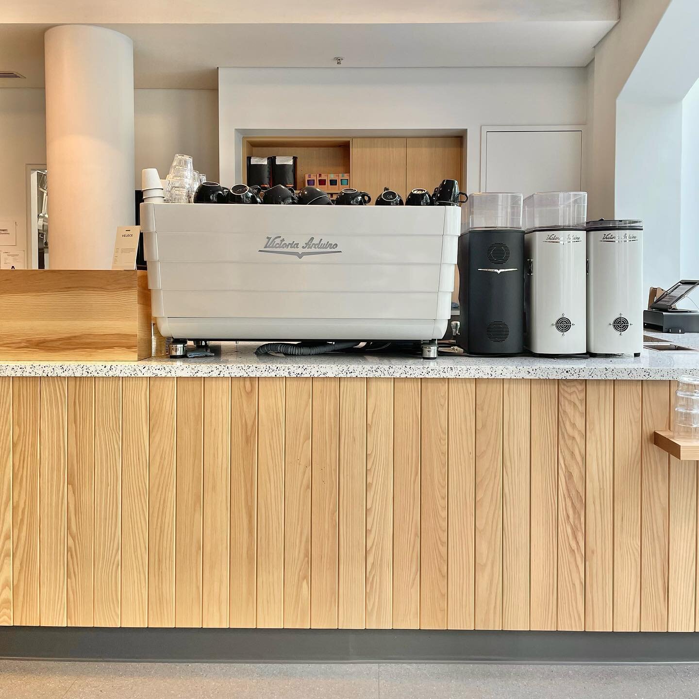 PRECINCT CAFE ⚒️ What a transformation! Staying true to this incredible brand with great history, but giving it a fresh new look 🤎 We love everything about it! ☕️ 
#cafedesign #coffeeshopdesign #coffeeshop #coffeesetup #dunedincoffee #dunedinsbestco