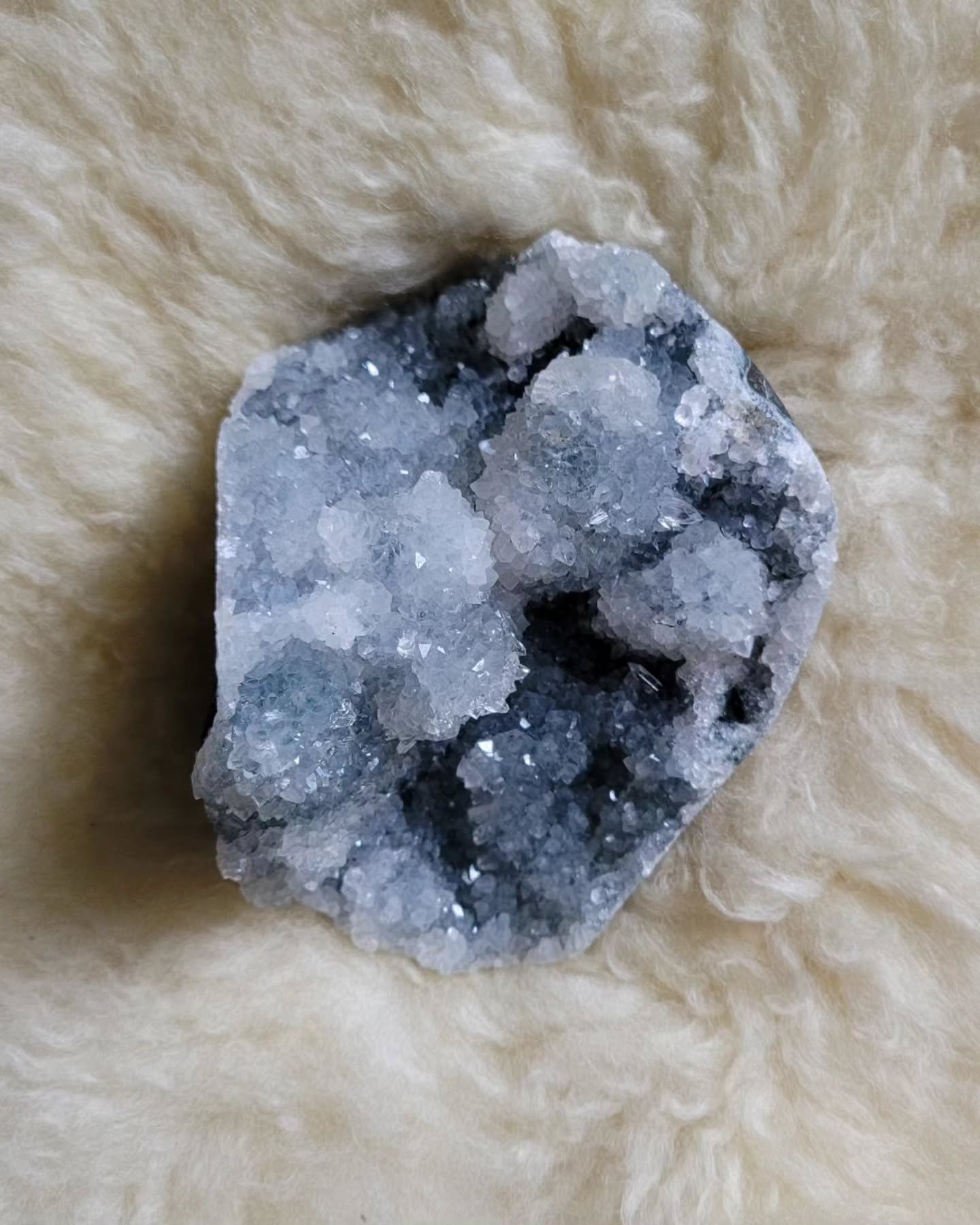 Blue Chalcedony &quot;Cosmic Egg&quot; 

$150 plus shipping. Link in bio.